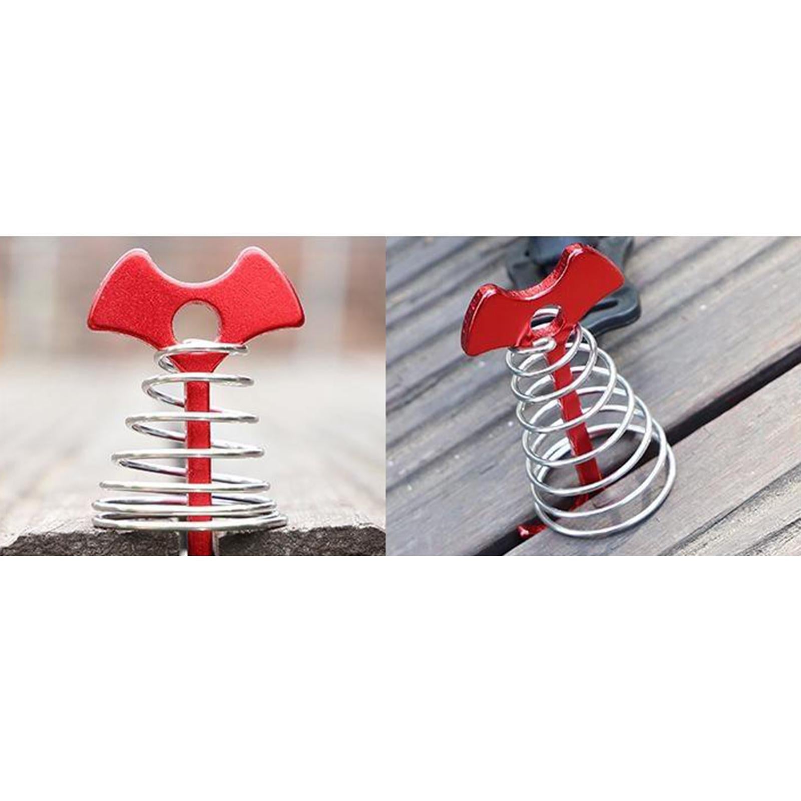 Durable Tent Rope Tensioners Fishbone Deck Anchor Peg Stakes  S  36x67x8cm