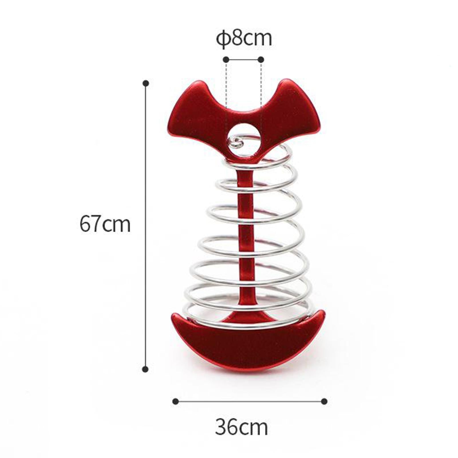 Durable Tent Rope Tensioners Fishbone Deck Anchor Peg Stakes  S  36x67x8cm