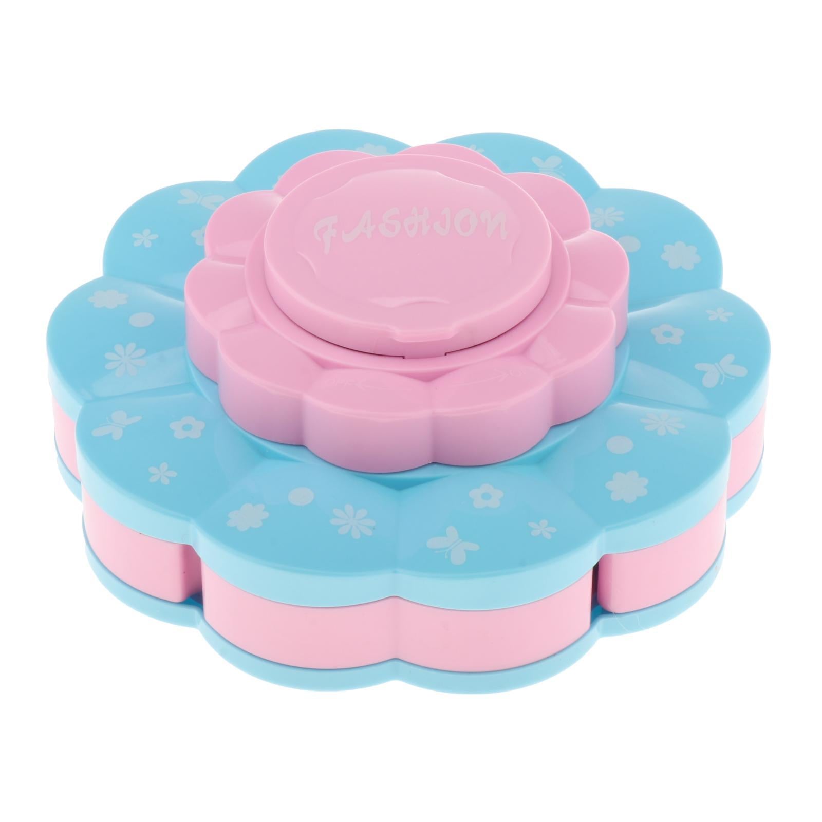 Princess Girls Makeup Play Set Box Cosmetic Vanity For Kids Double Layer