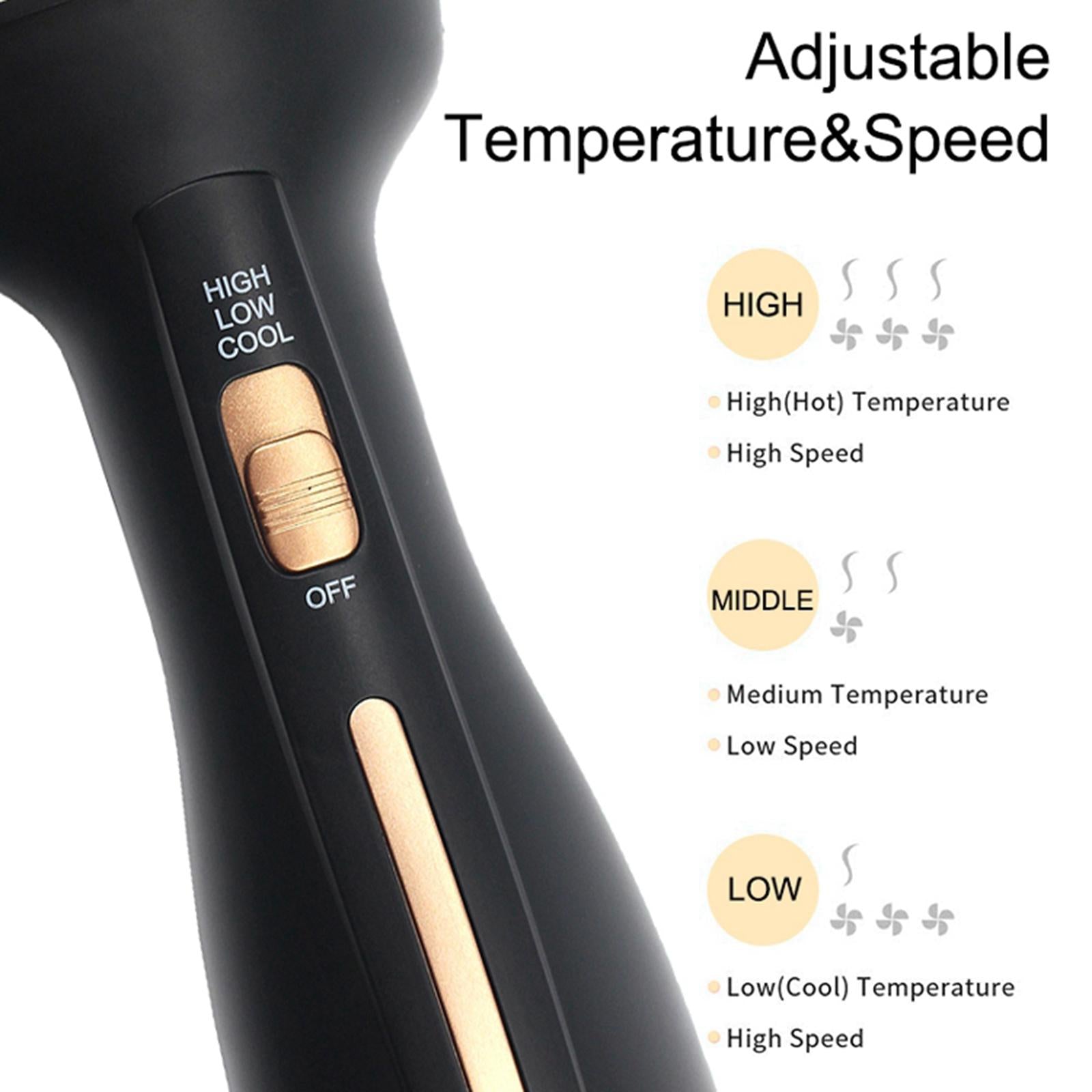 Multifunctional 3 in 1 One-Step Hot Air Brush Oval Design for Straightening