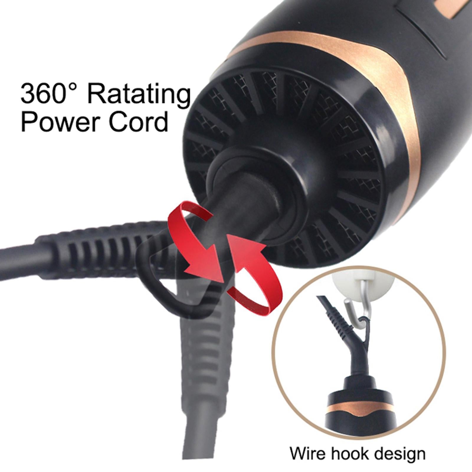 Multifunctional 3 in 1 One-Step Hot Air Brush Oval Design for Straightening