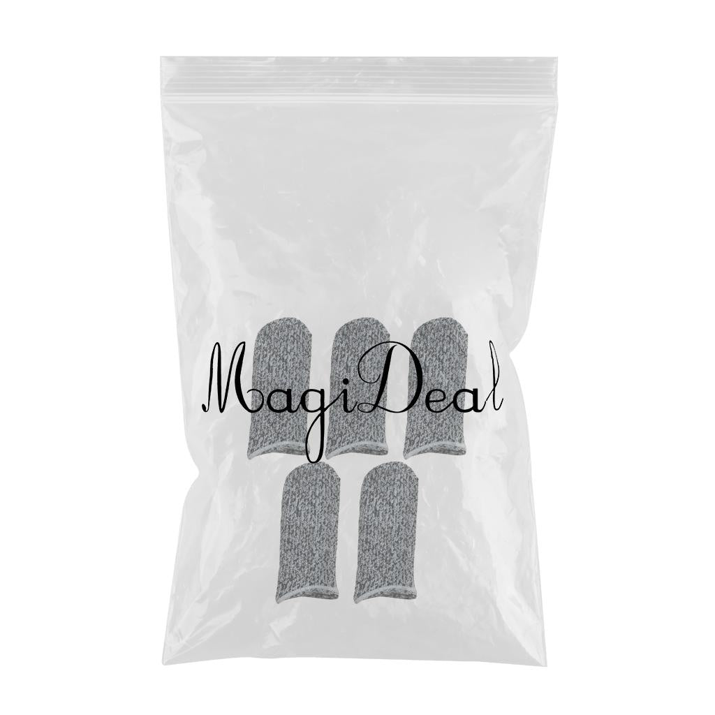 5x Cut Resistant Finger Cots HPPE Finger Sleeve Cover for Work Sculpture