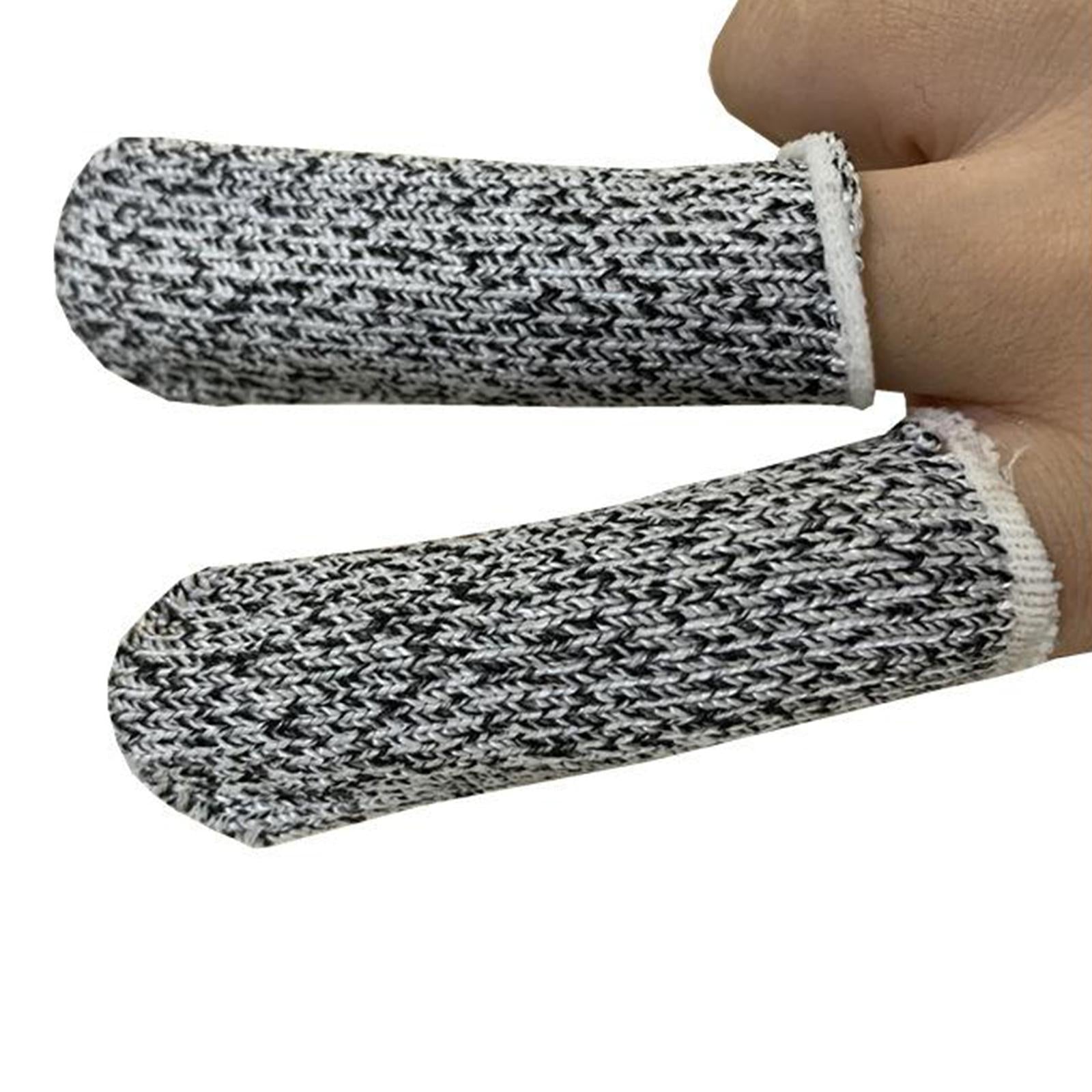 5x Cut Resistant Finger Cots HPPE Finger Sleeve Cover for Work Sculpture