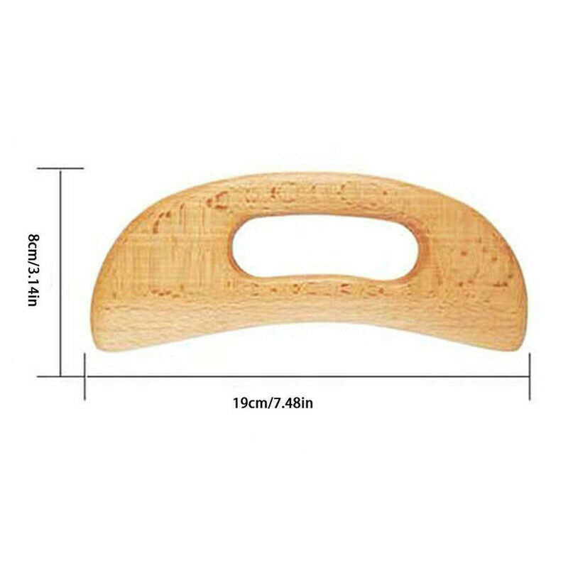 Professional Wooden Beech Gua sha Massage Tool for Release Back Arms Pain
