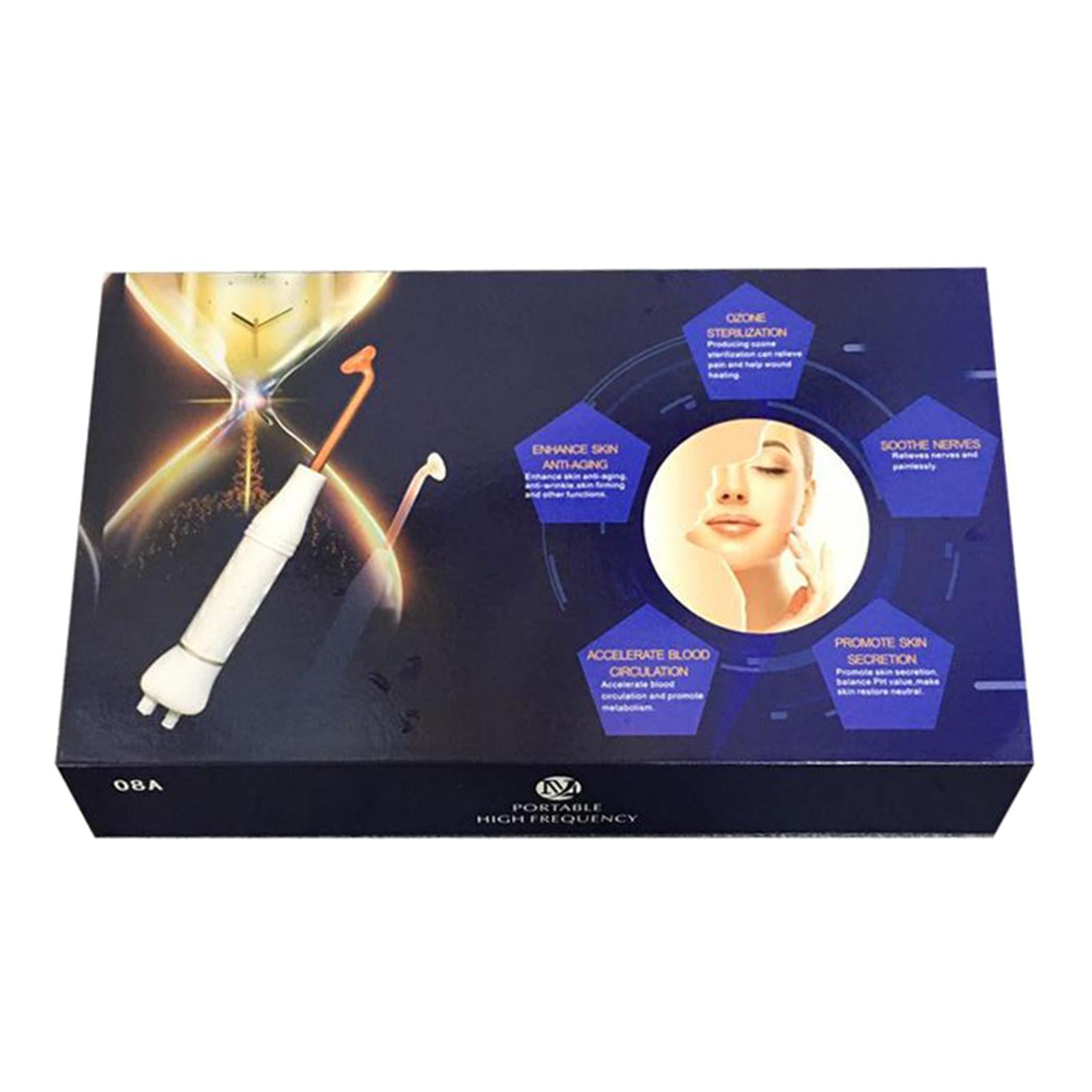 High Frequency Facial Machine Electrode Acne Treatment Purple Light