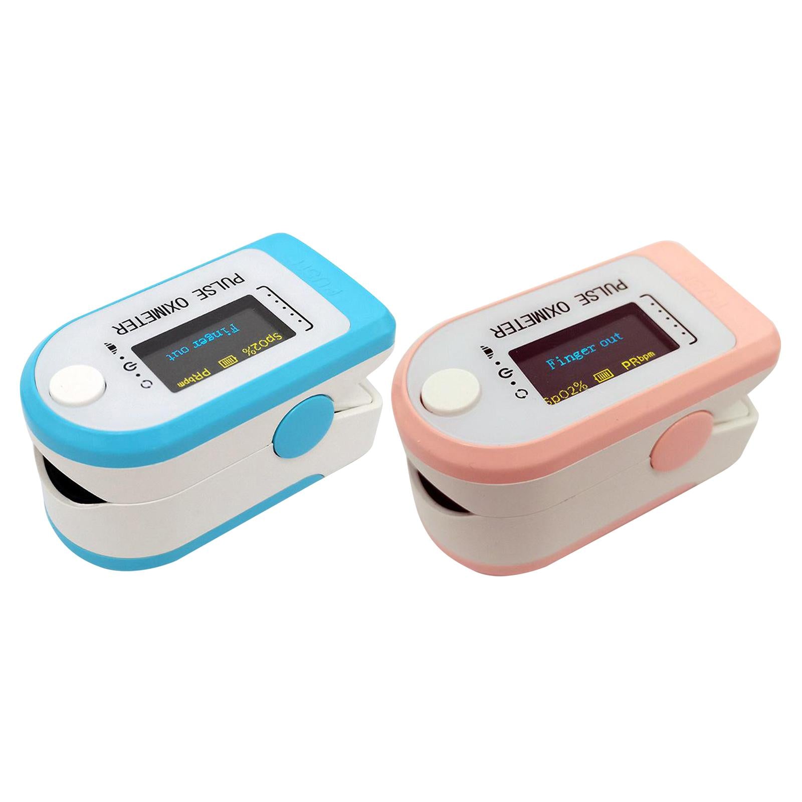 Fingertip Pulse Oximeter Blood Oxygen SpO2 Saturation Finger Monitor Blue