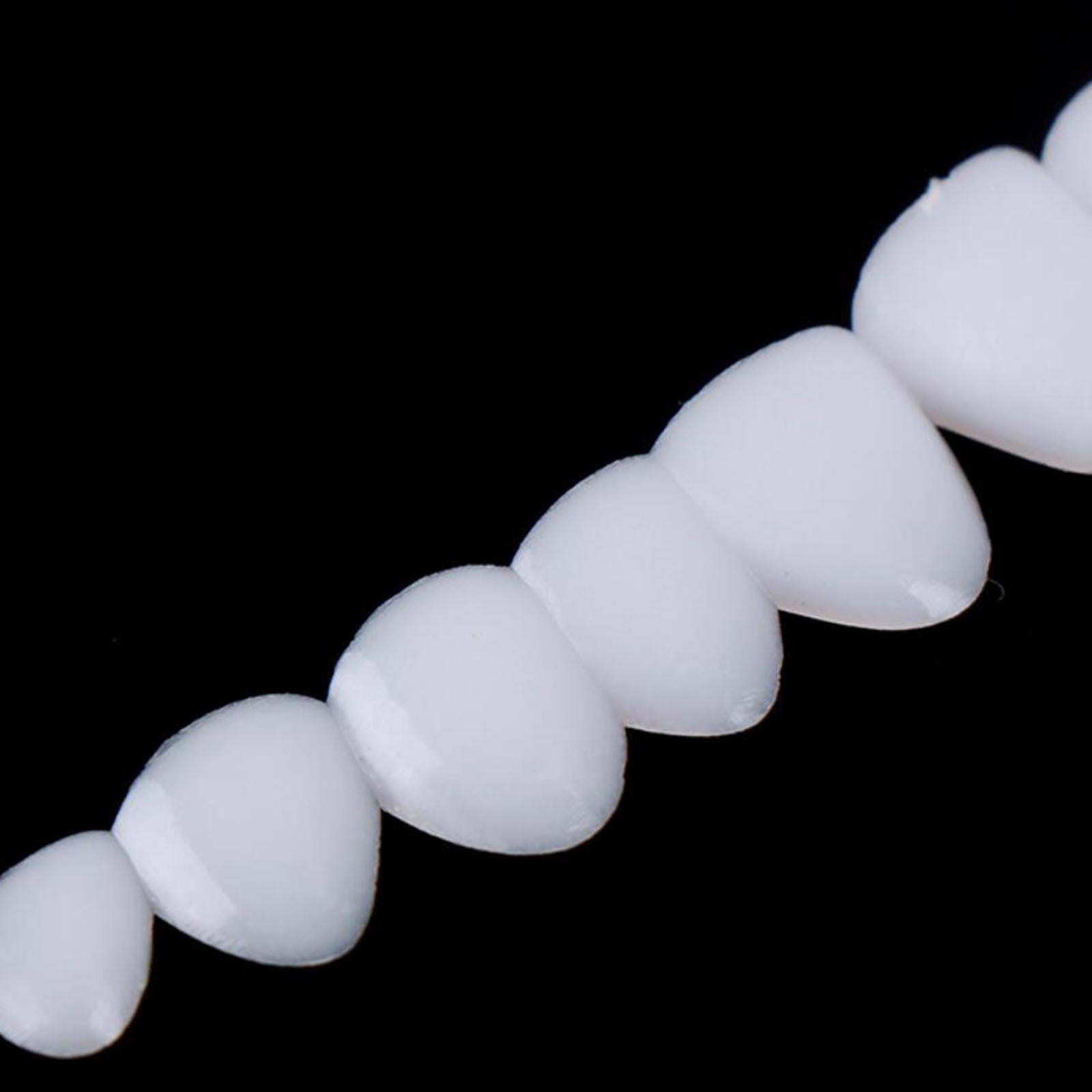 Moldable Teeth Veneers with Adhesive Fitting Beads Temporary False Teeth