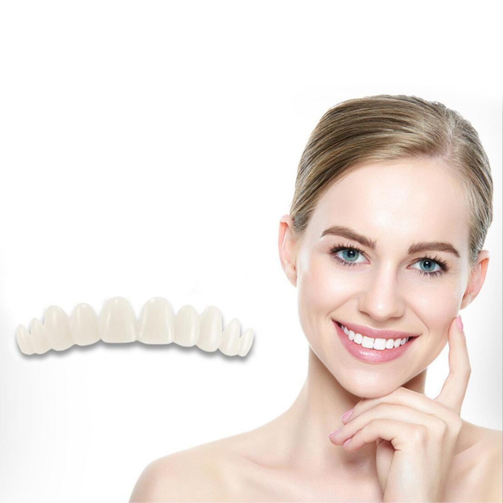 Moldable Teeth Veneers with Adhesive Fitting Beads Temporary False Teeth