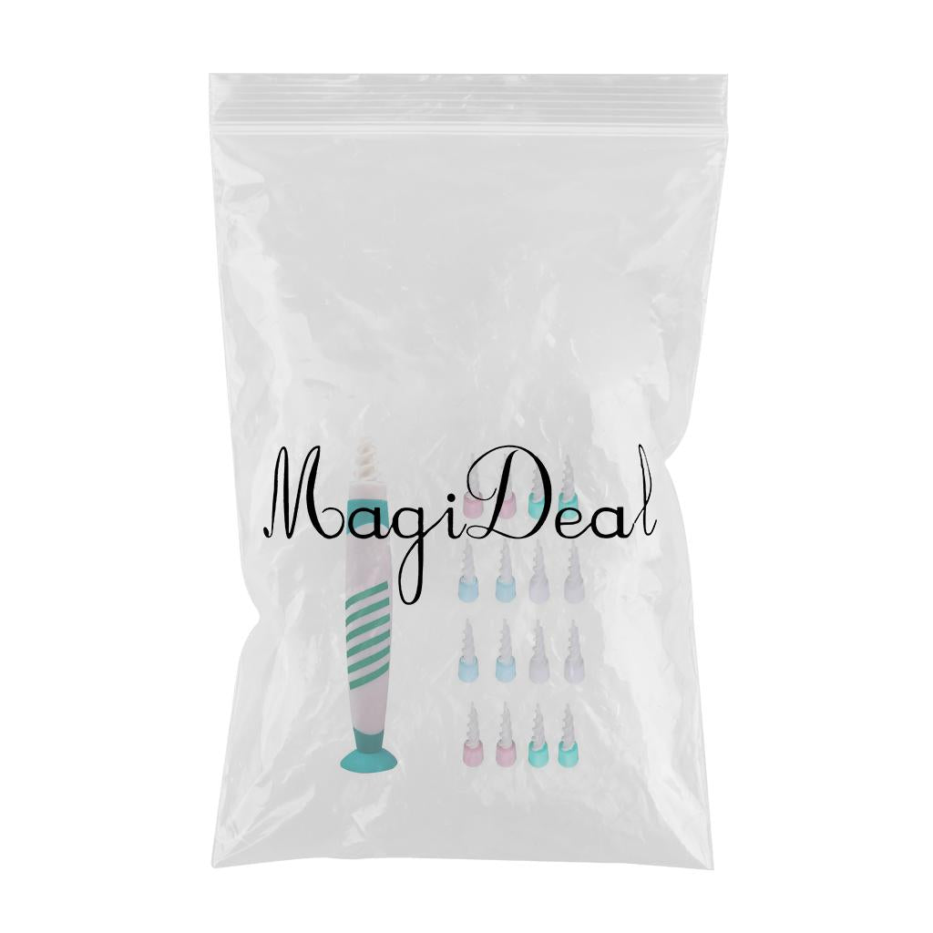Spiral Ear Wax Removal Grips Earwax Cleaner Earpicks for Adult Kids Green