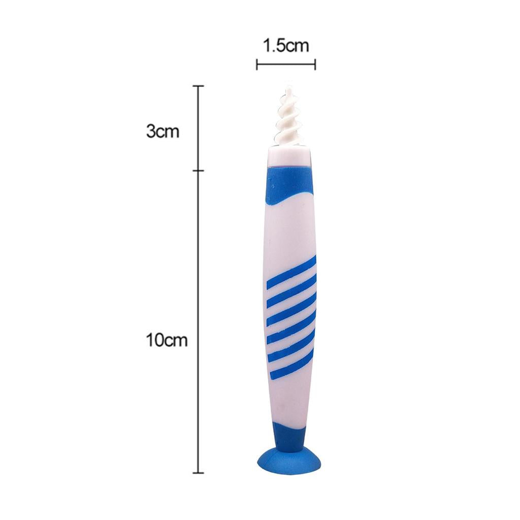 Spiral Ear Wax Removal Grips Earwax Cleaner Earpicks for Adult Kids Blue