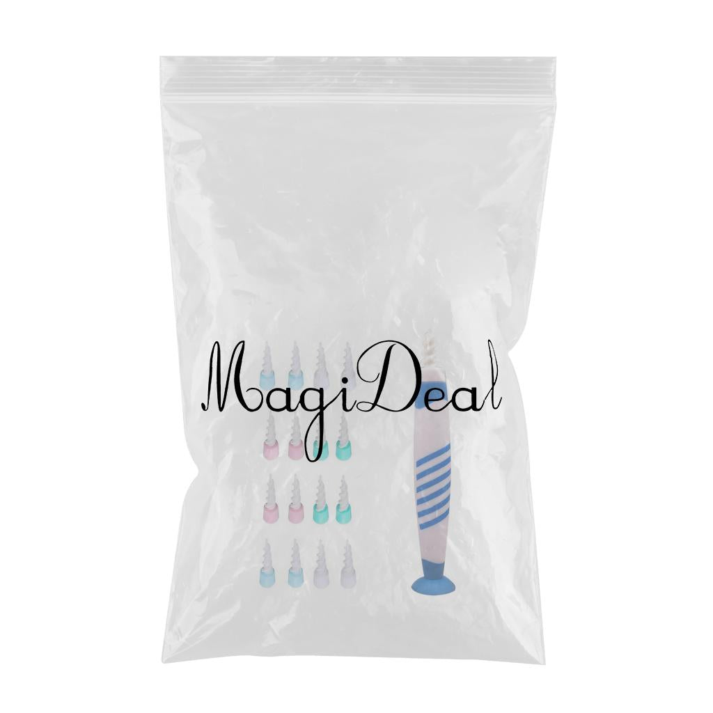 Spiral Ear Wax Removal Grips Earwax Cleaner Earpicks for Adult Kids Blue