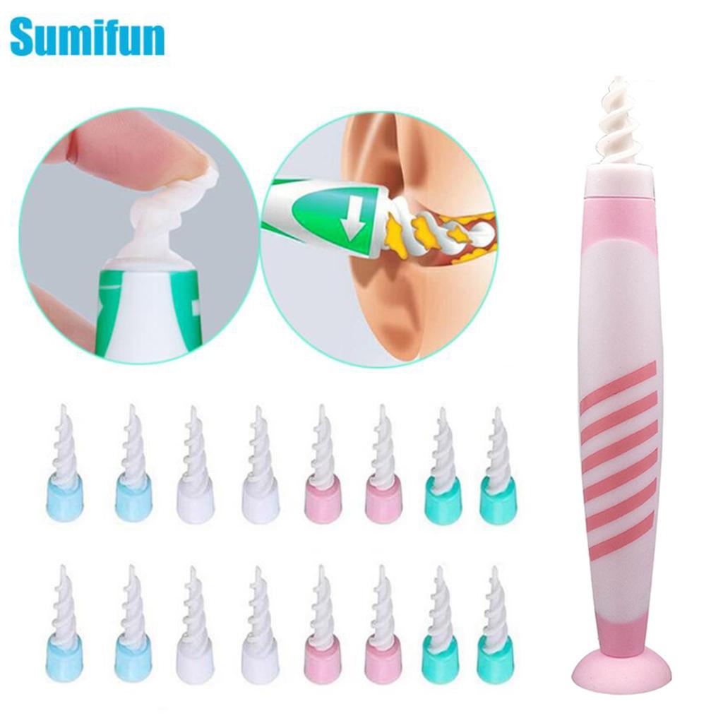 Spiral Ear Wax Removal Grips Earwax Cleaner Earpicks for Adult Kids Pink