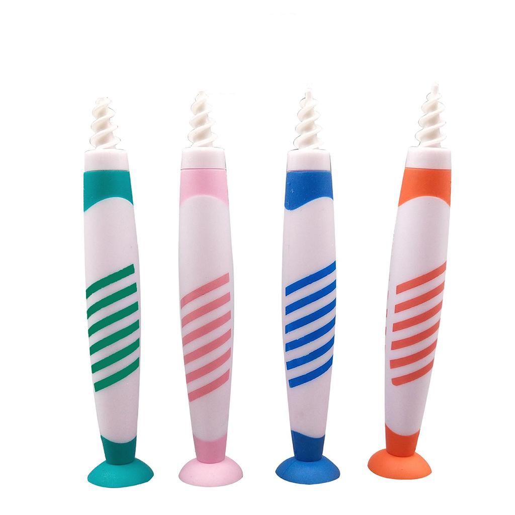 Spiral Ear Wax Removal Grips Earwax Cleaner Earpicks for Adult Kids Pink