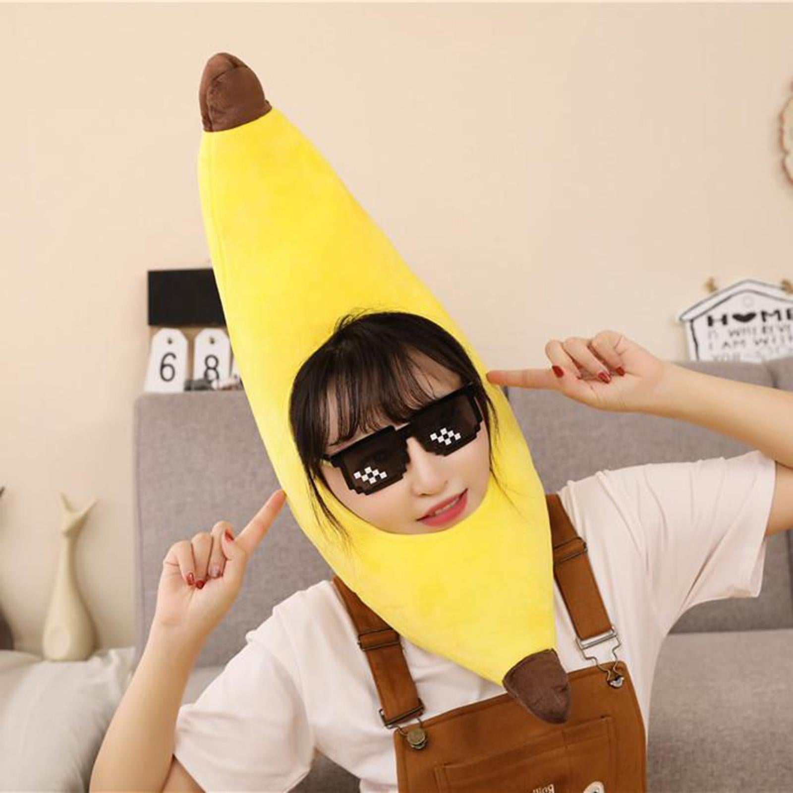 Festival Costume Caps Kids Adult Funny Banana Hat Fancy Dress Decor Hat