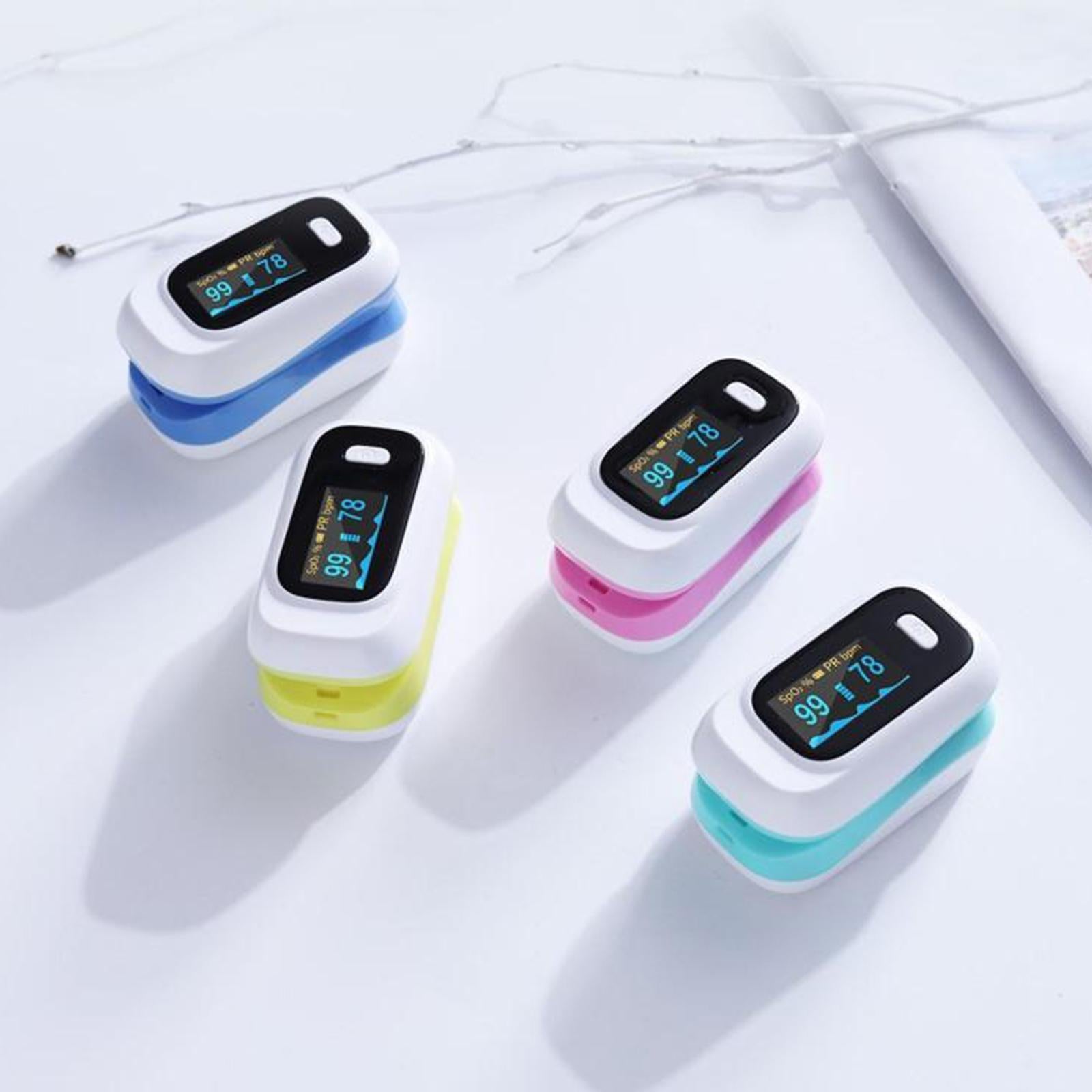 Digital Fingertip Pulse Oximeter Oxygen Saturation Heart rate monitor Purple