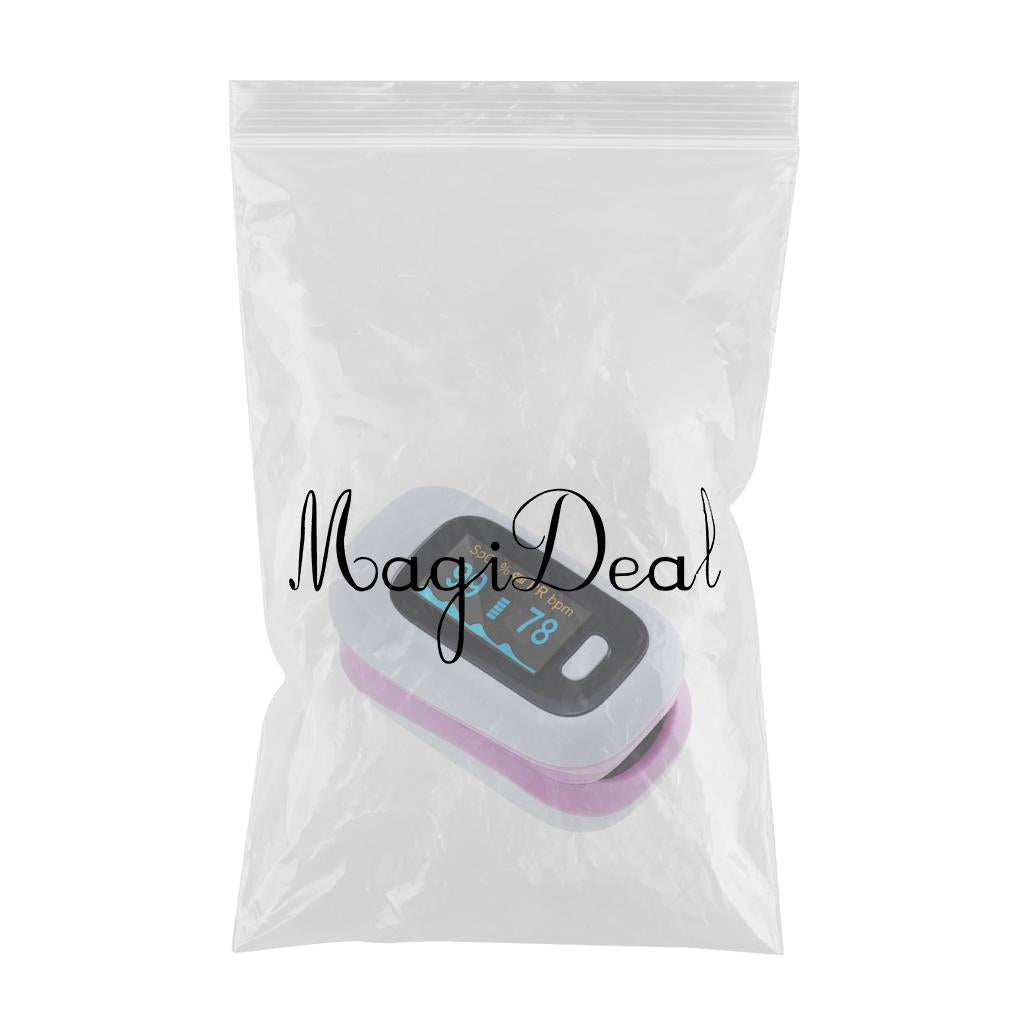 Digital Fingertip Pulse Oximeter Oxygen Saturation Heart rate monitor Purple