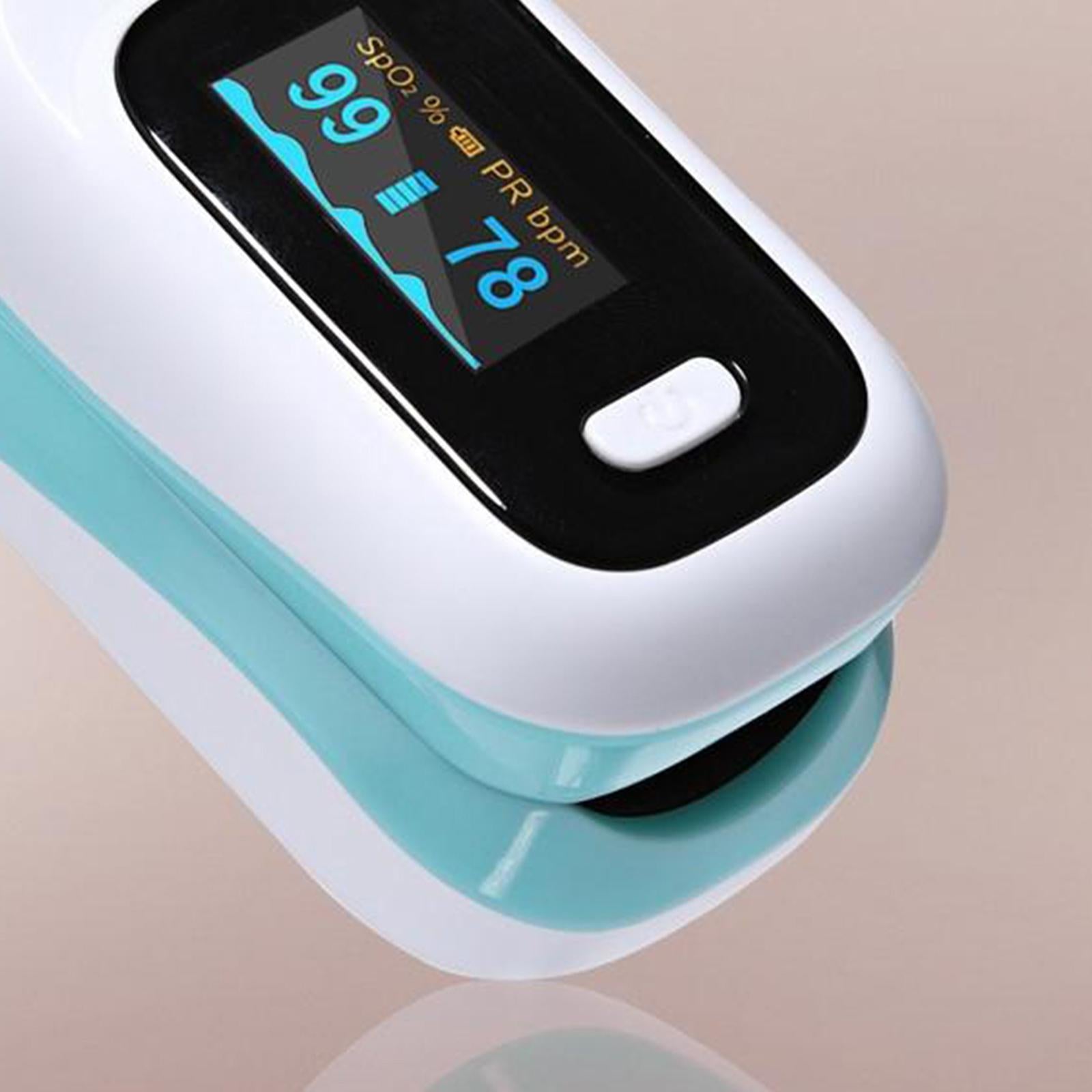 Digital Fingertip Pulse Oximeter Oxygen Saturation Heart rate monitor Green