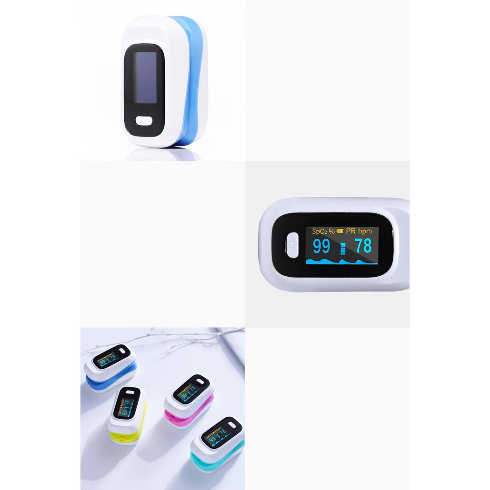 Digital Fingertip Pulse Oximeter Oxygen Saturation Heart rate monitor Green