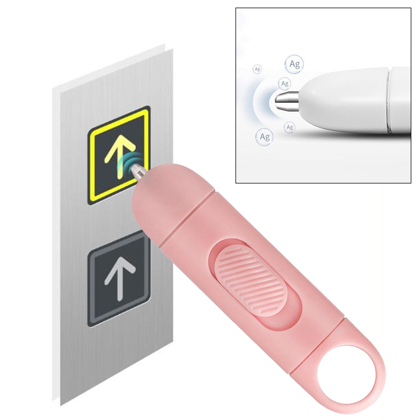 Mini Avoid Contacting No Touch Door Opener Tool Key Safe Sanitary Tool Pink