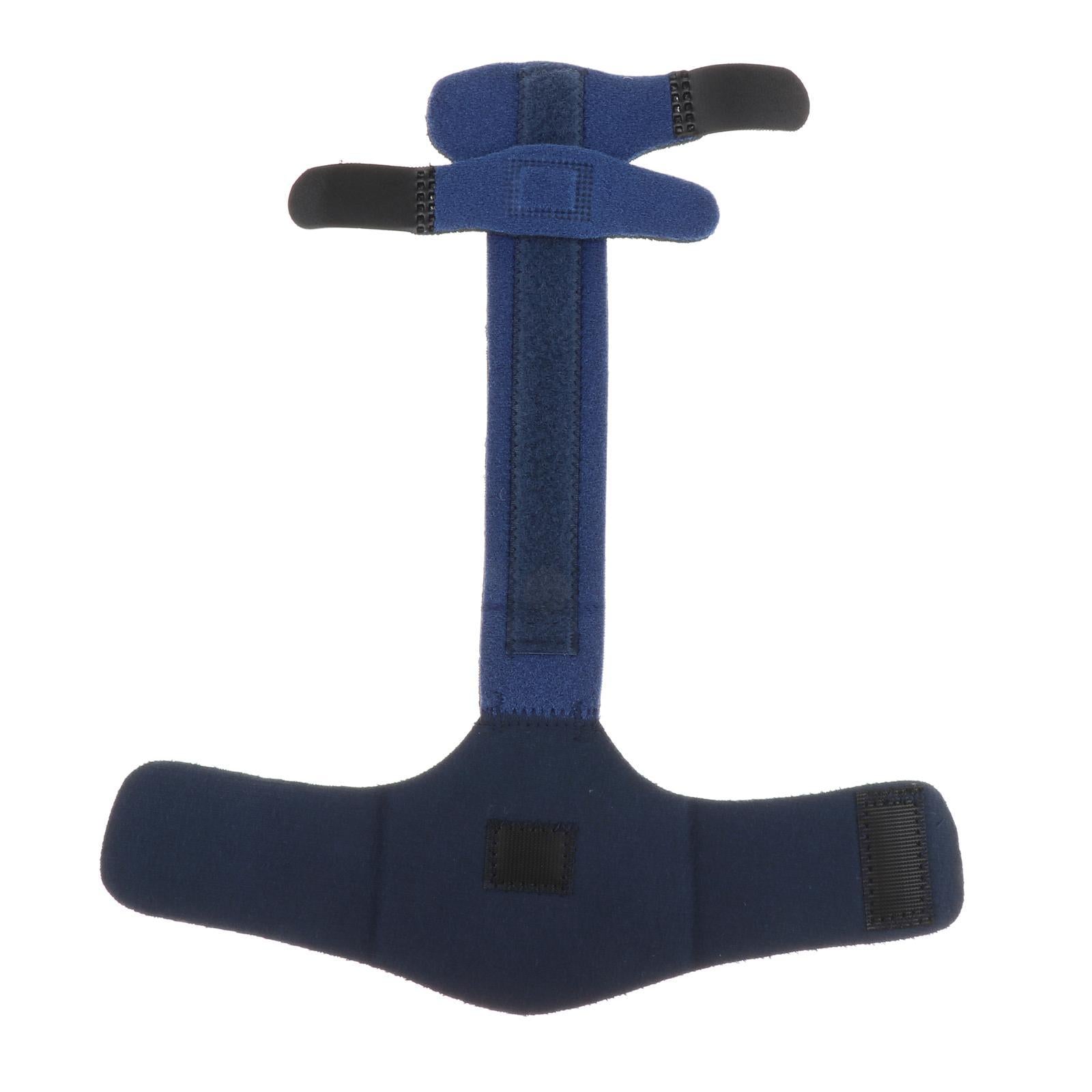 Trigger Finger Splint Brace Corrector Joint Fix Support Breathable Blue