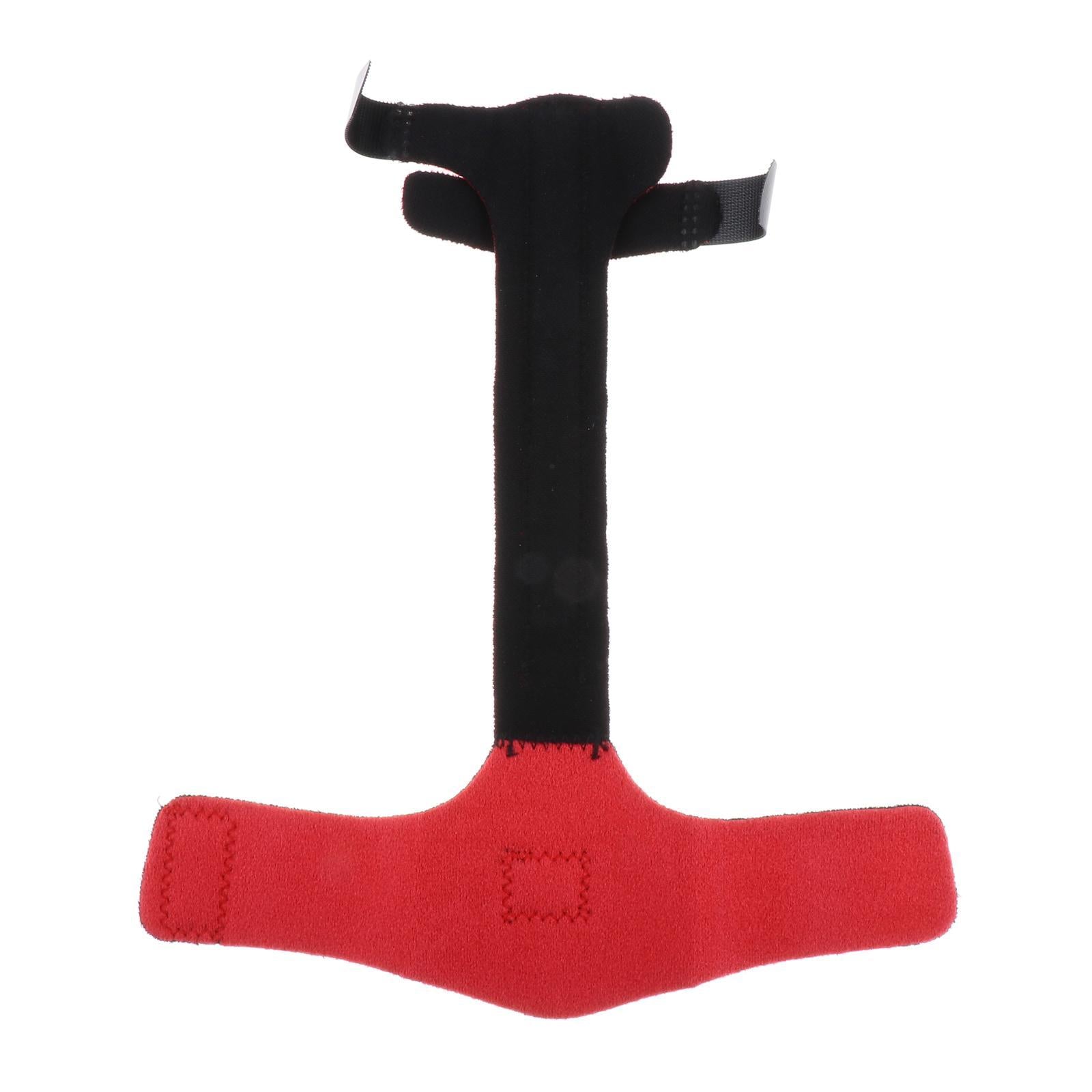 Trigger Finger Splint Brace Corrector Joint Fix Support Breathable Red