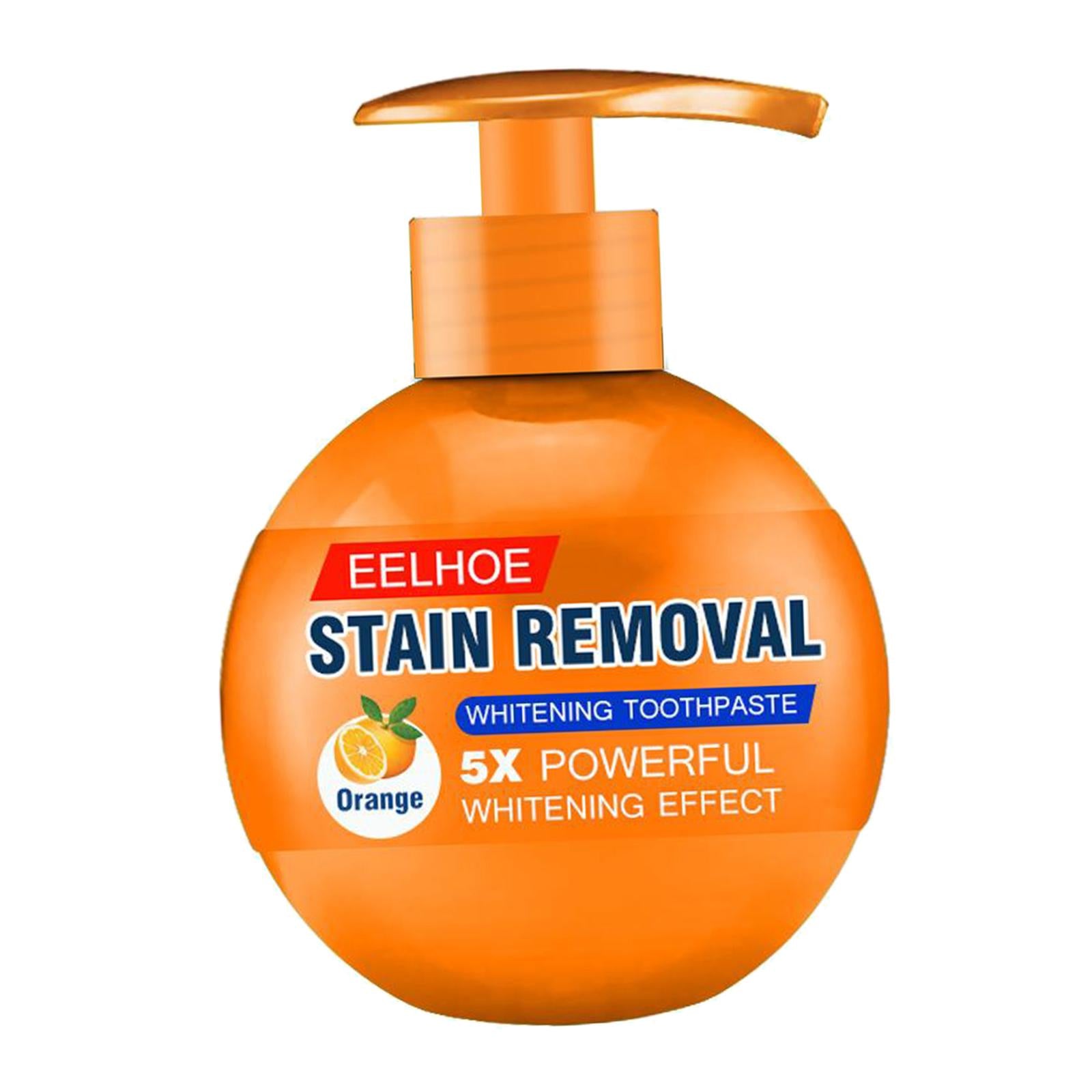 Fruit Flavor Baking Soda Toothpaste Strong Cleaning Stain Orange