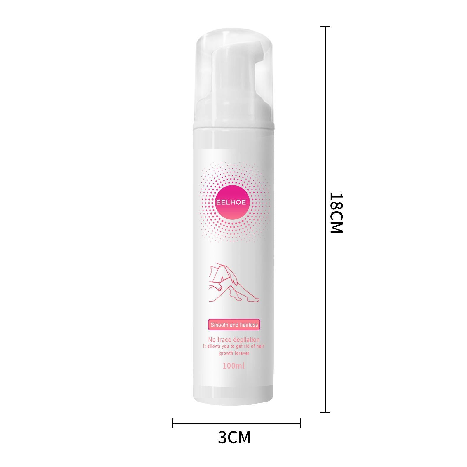 30/100ml Depilatory Painless Hair Removal Spray Mousse Smooth Skin Leg 100ml