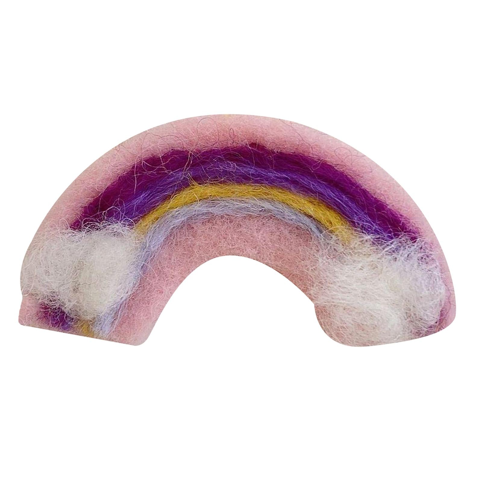 Soft Wool Felt Fashion Hairpins Pins Barrette Ties for Bangs Kid Girls Baby pink