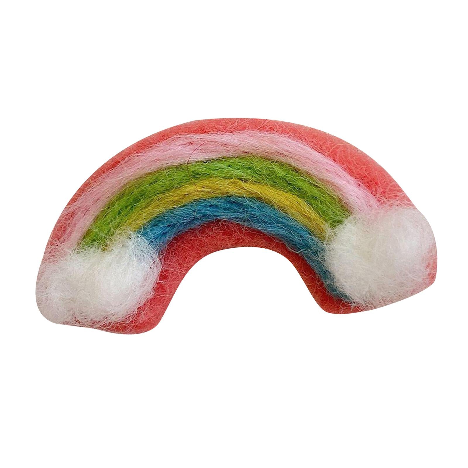 Soft Wool Felt Fashion Hairpins Pins Barrette Ties for Bangs Kid Girls Baby watermelon red