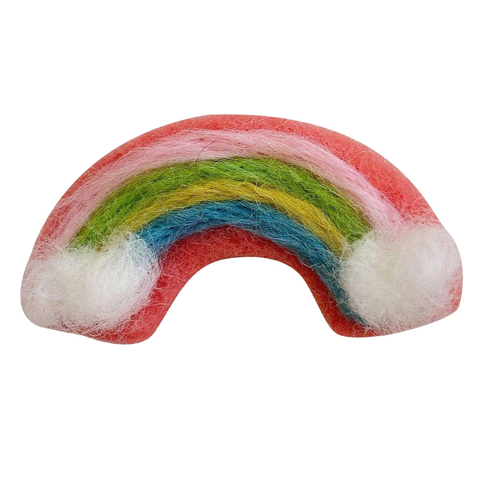 Soft Wool Felt Fashion Hairpins Pins Barrette Ties for Bangs Kid Girls Baby watermelon red
