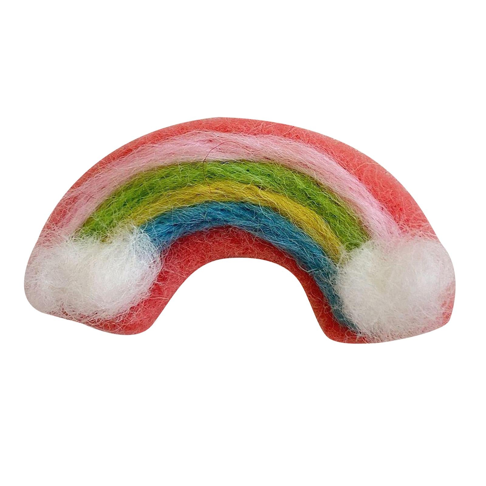 Soft Wool Felt Fashion Hairpins Pins Barrette Ties for Bangs Kid Girls Baby watermelon red