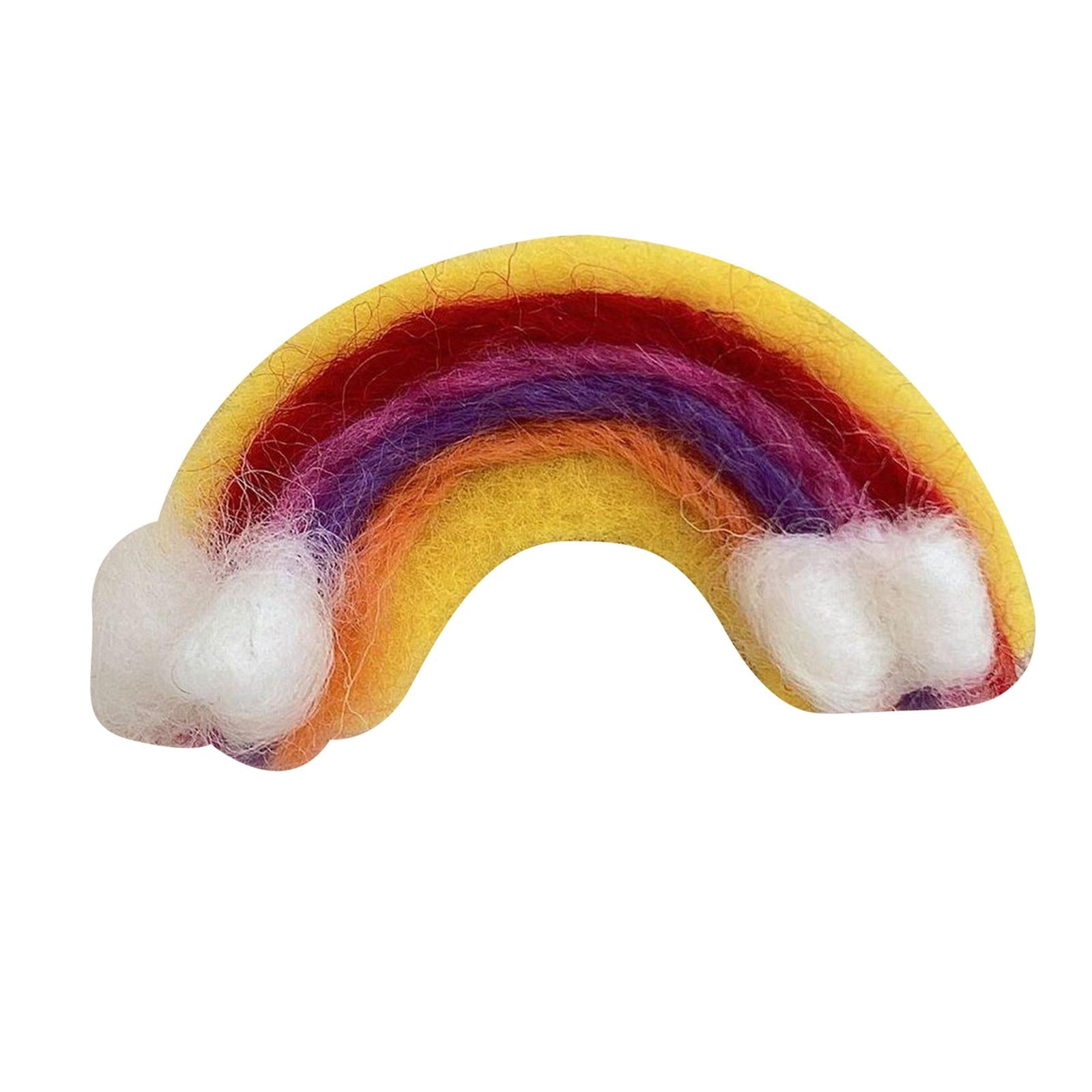 Soft Wool Felt Fashion Hairpins Pins Barrette Ties for Bangs Kid Girls Baby yellow