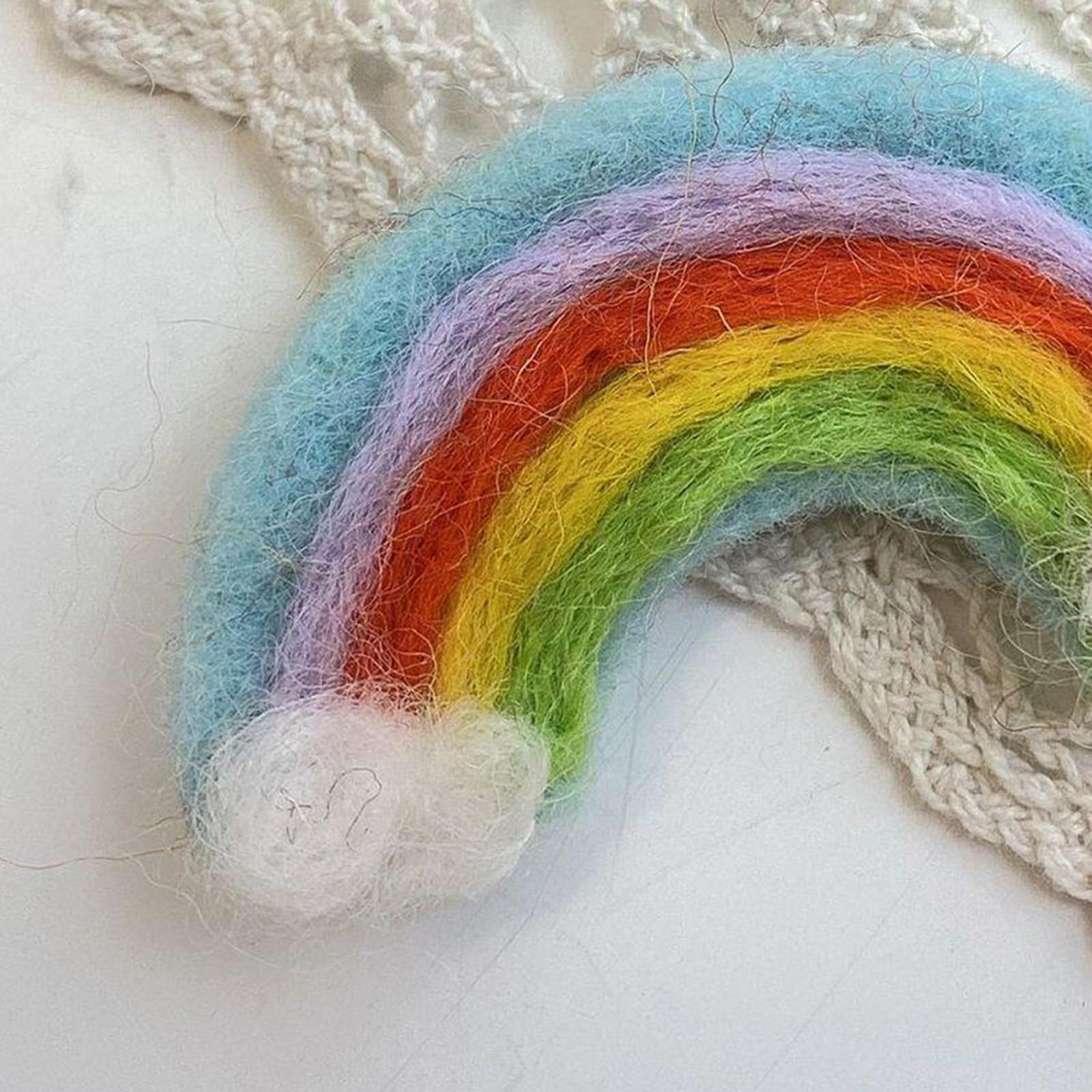 Soft Wool Felt Fashion Hairpins Pins Barrette Ties for Bangs Kid Girls Baby blue