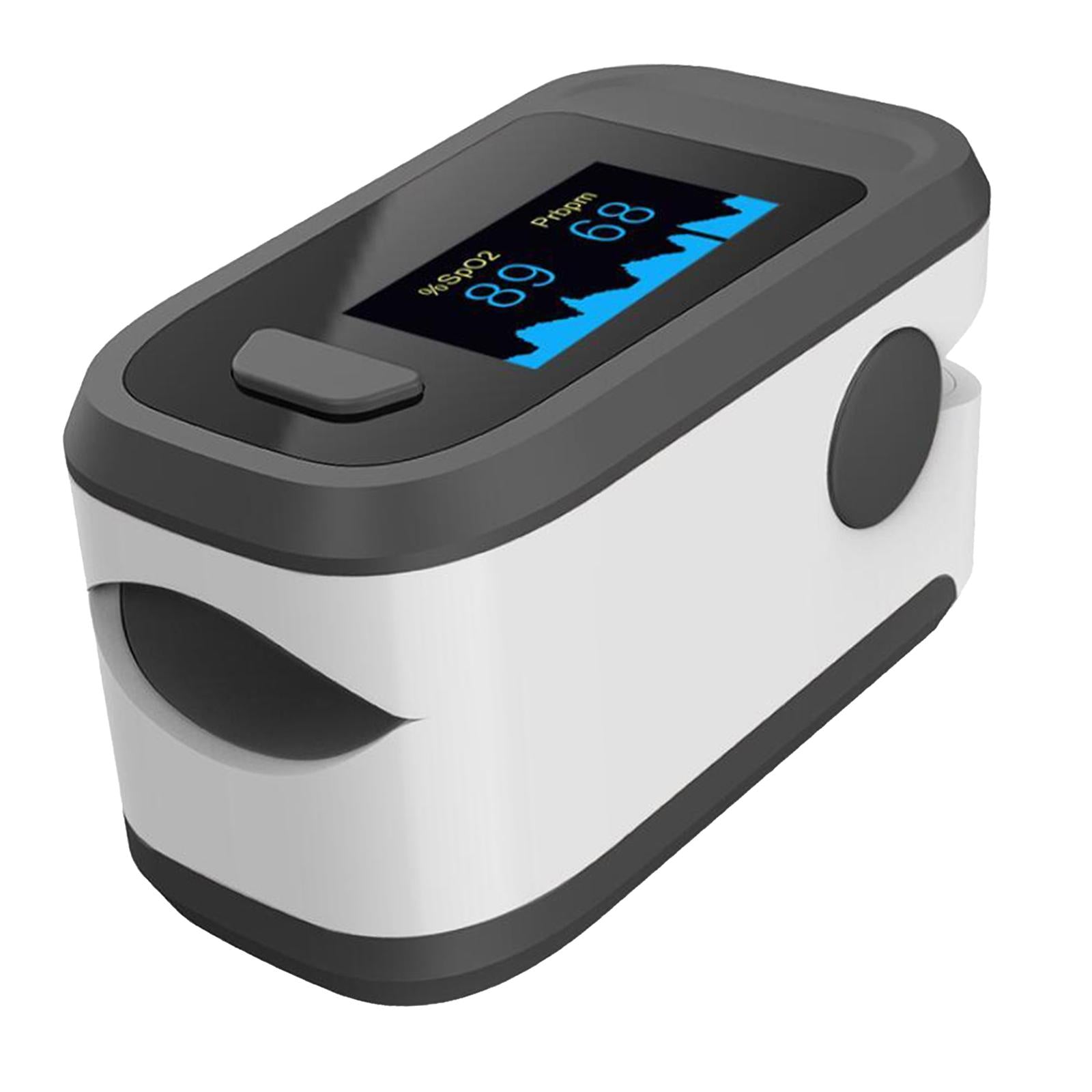 Portable Fingertip Pulse Oximeter SpO2 Pulse Rate Measurements  black