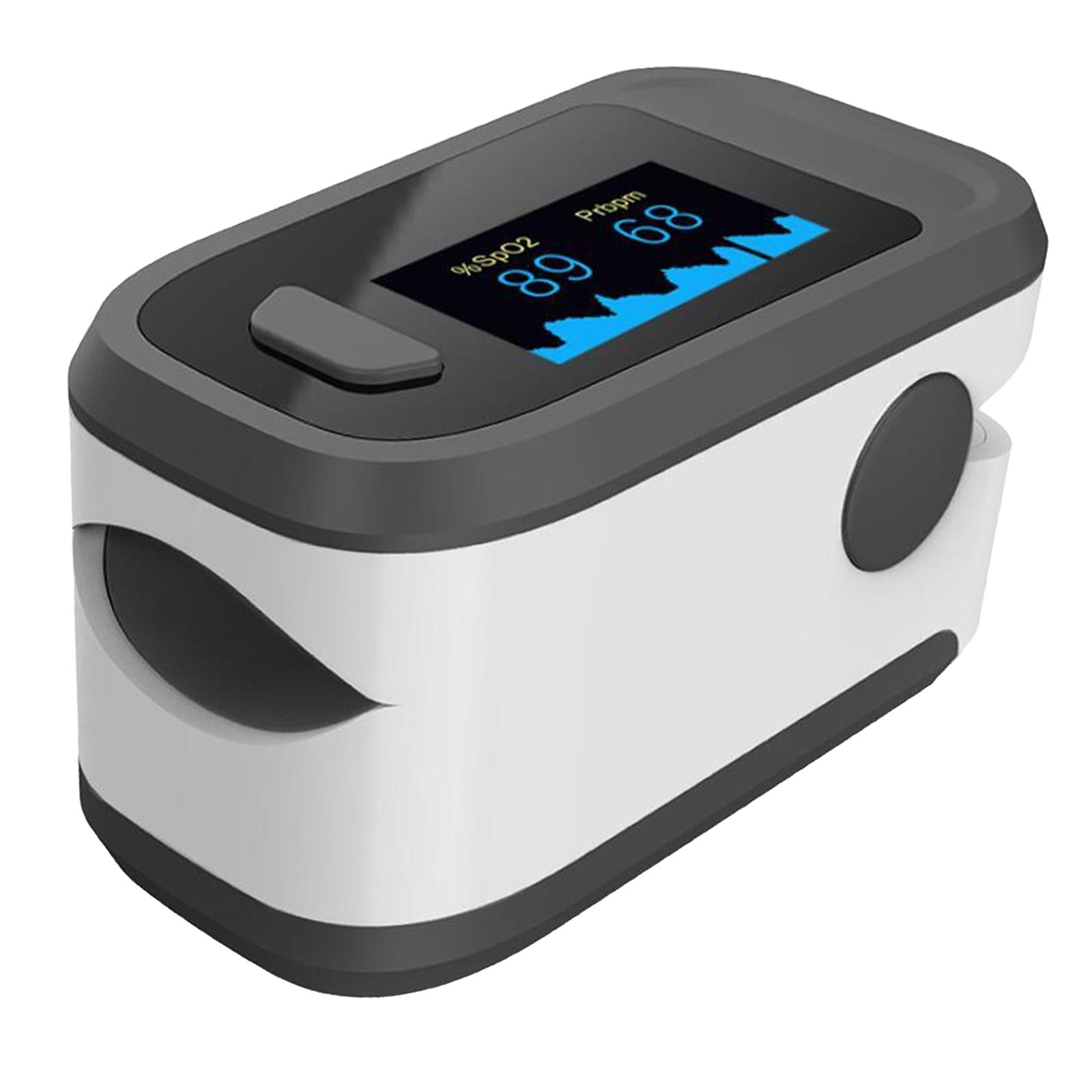 Portable Fingertip Pulse Oximeter SpO2 Pulse Rate Measurements  black
