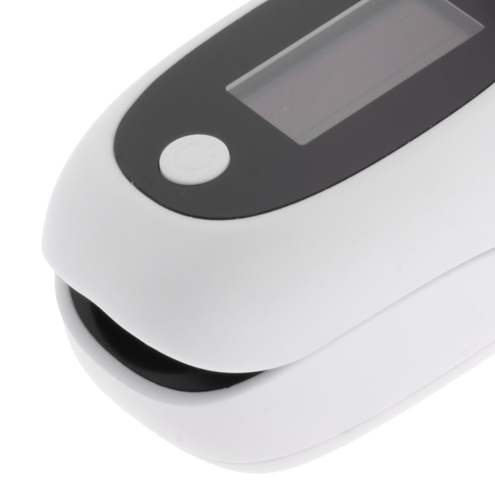 Digital Blood Oxygen Saturation Monitor Dual Color for Sports Aviation White