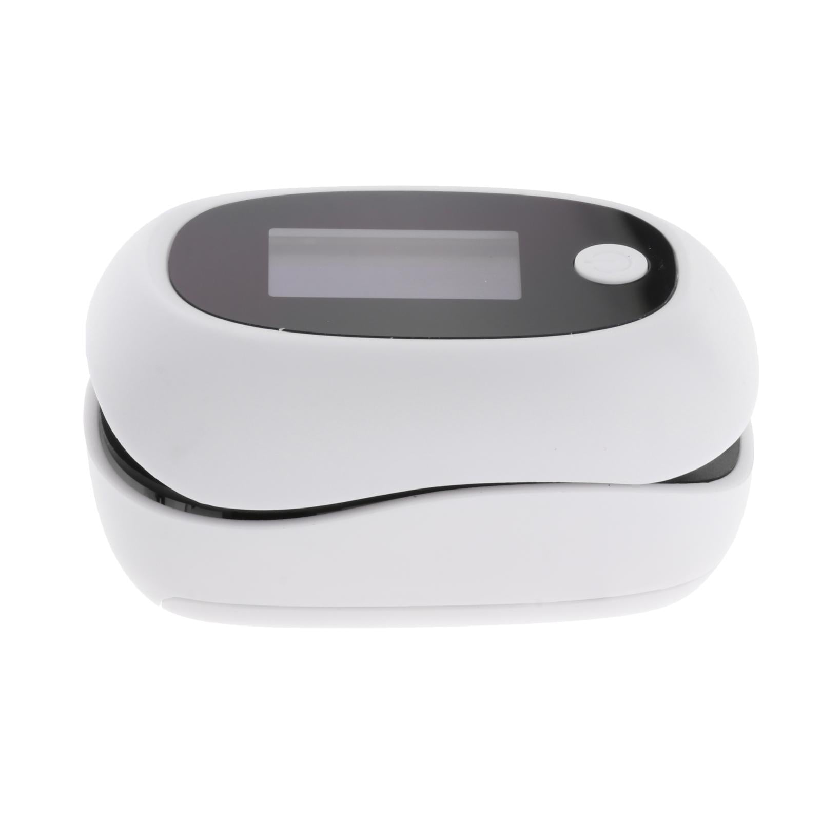 Digital Blood Oxygen Saturation Monitor Dual Color for Sports Aviation White