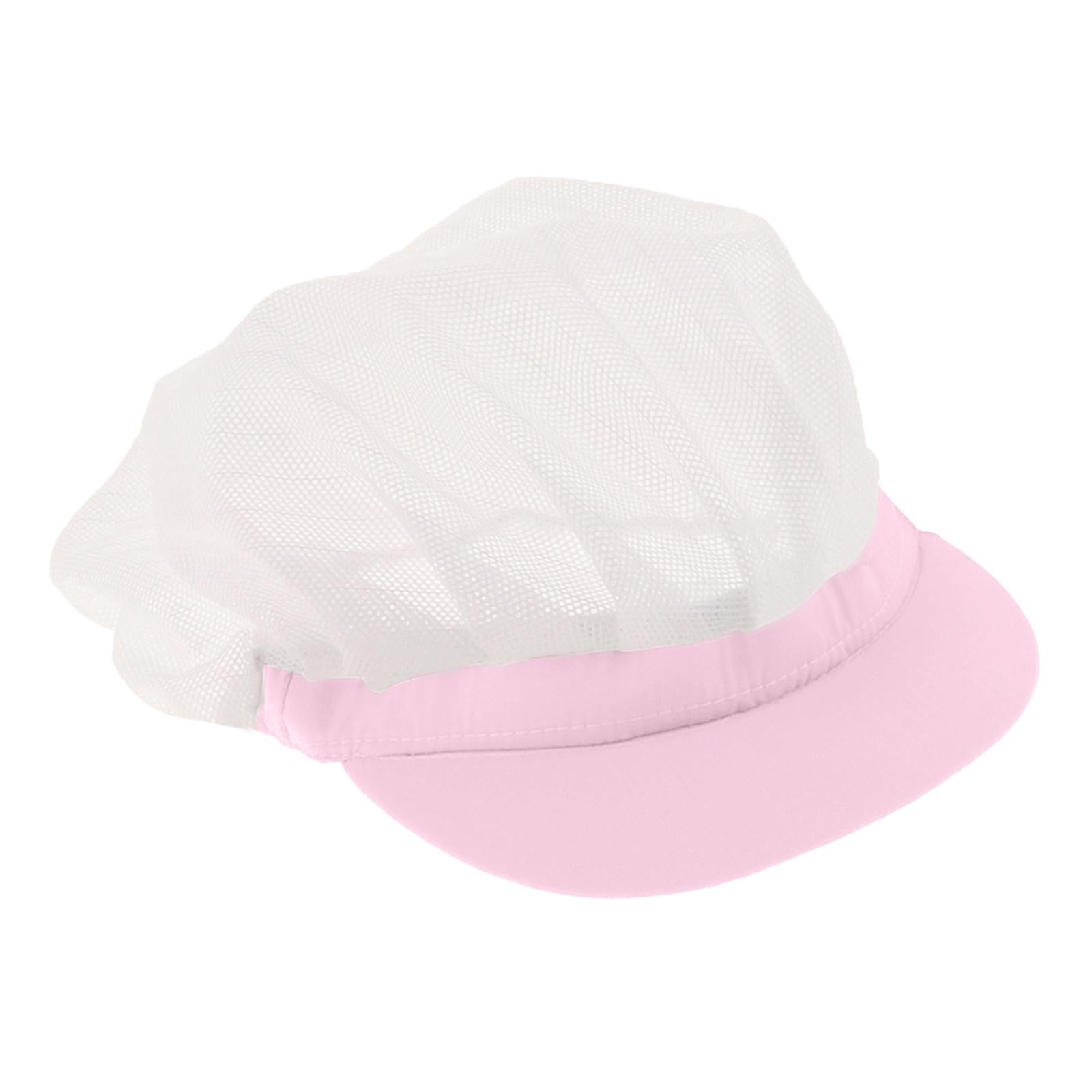 Chef Hats Hygiene Catering Hair Net Hat Kitchen Cooking Cap Pink
