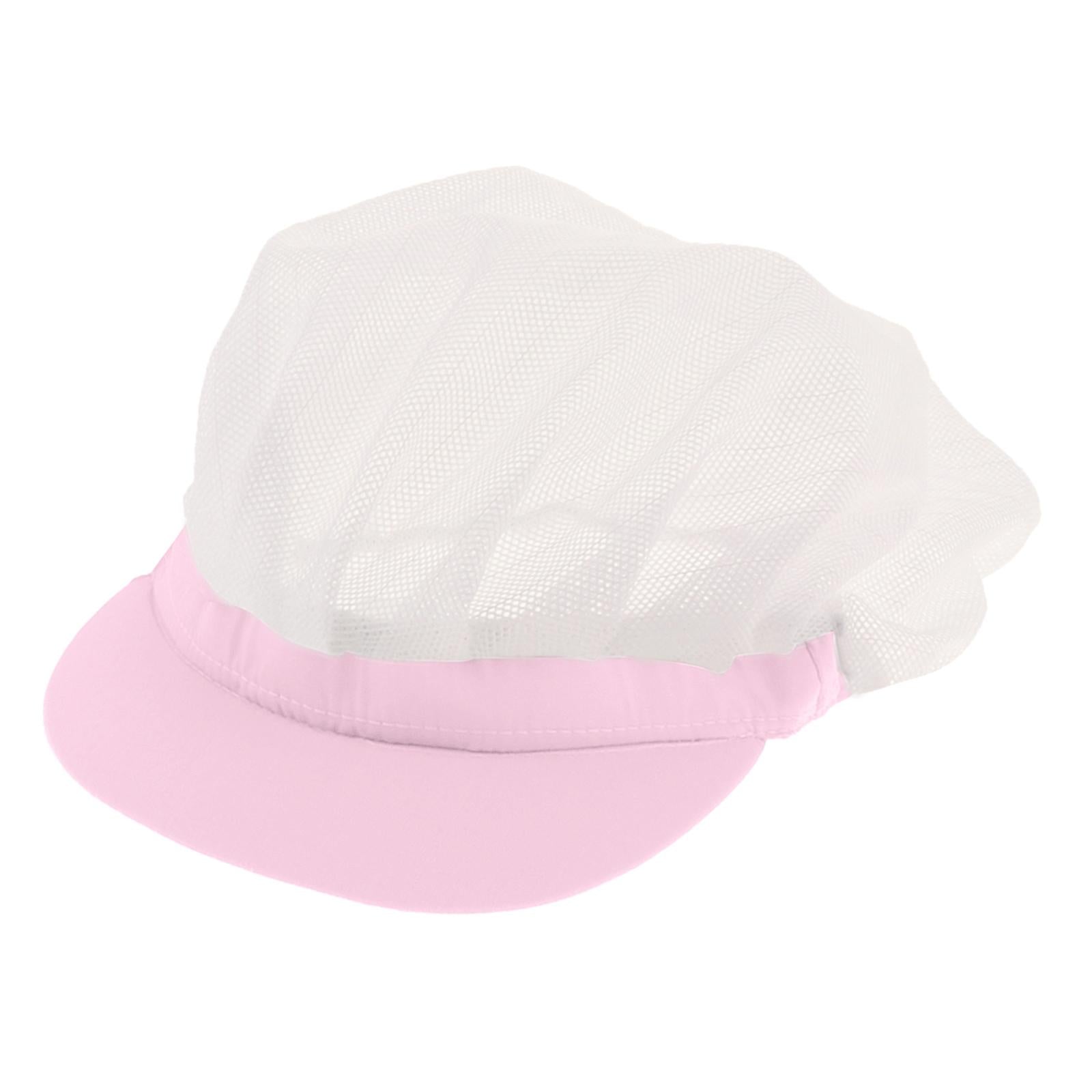 Chef Hats Hygiene Catering Hair Net Hat Kitchen Cooking Cap Pink