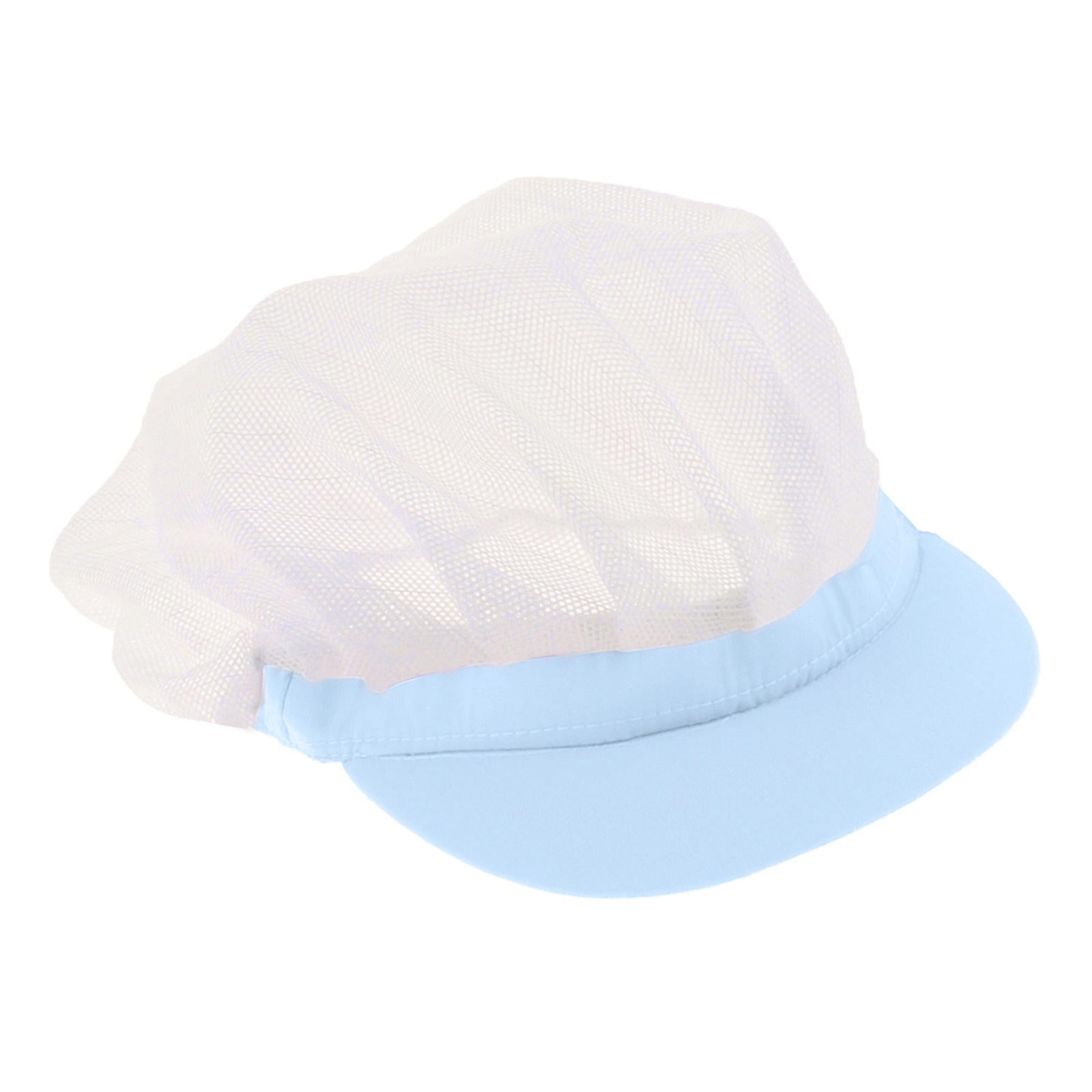 Chef Hats Hygiene Catering Hair Net Hat Kitchen Cooking Cap Light Blue