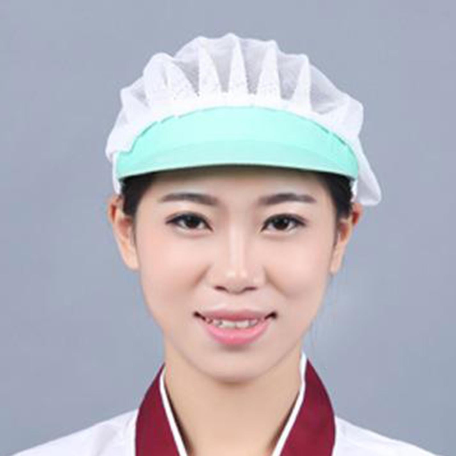 Chef Hats Hygiene Catering Hair Net Hat Kitchen Cooking Cap Light Green