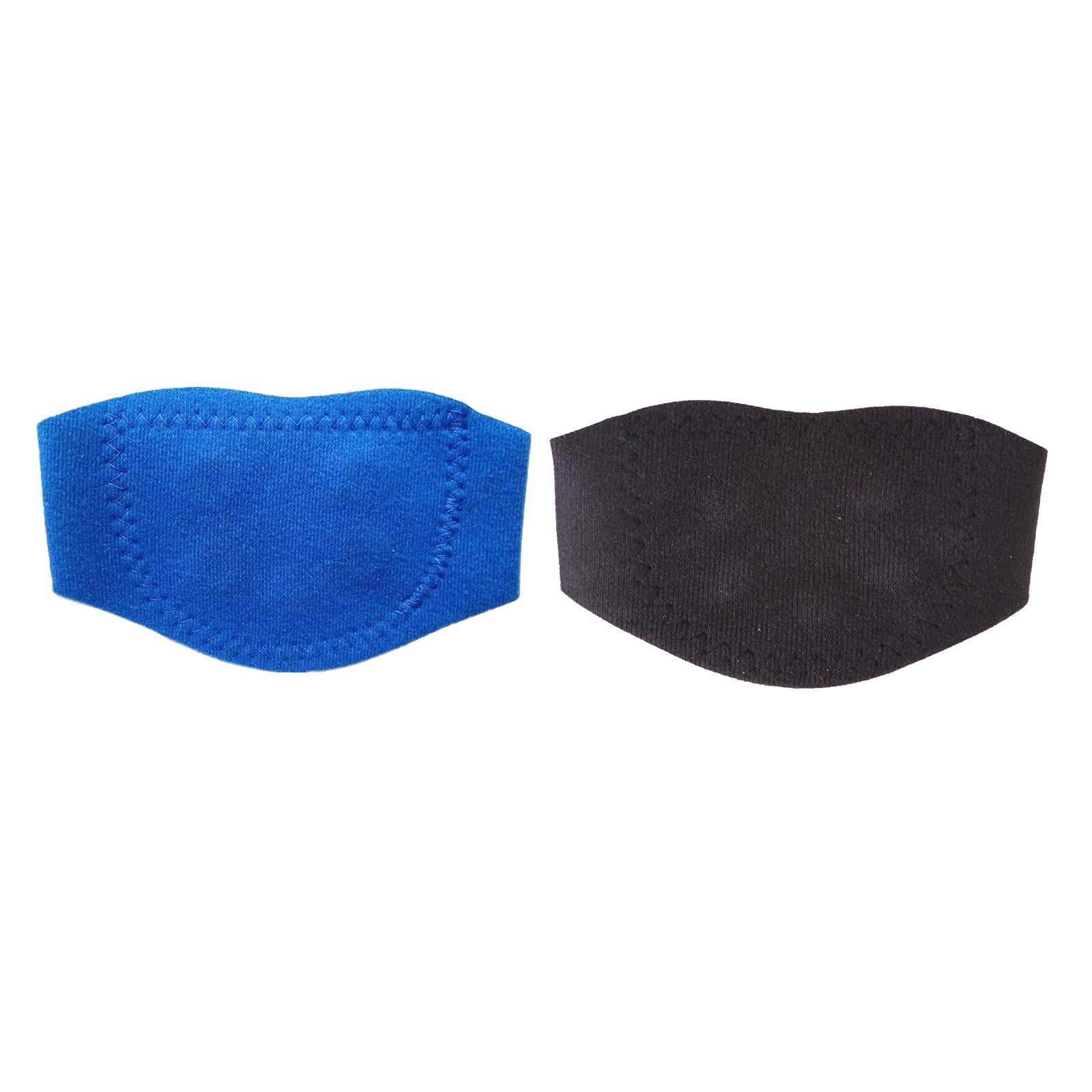 Tourmaline Portable Self Heating Neck Wrap for Pain Relief Sleep Car Travel blue
