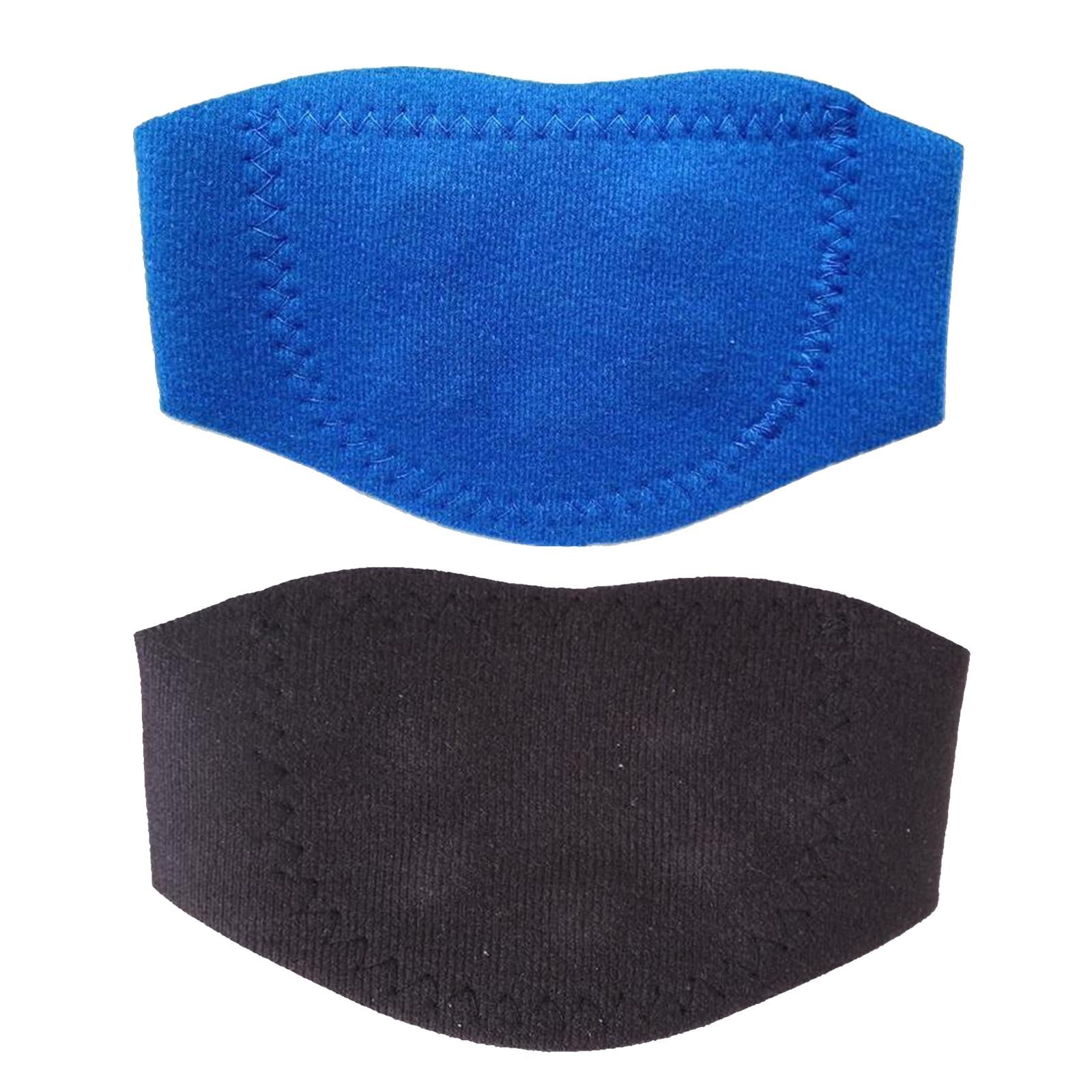 Tourmaline Portable Self Heating Neck Wrap for Pain Relief Sleep Car Travel blue