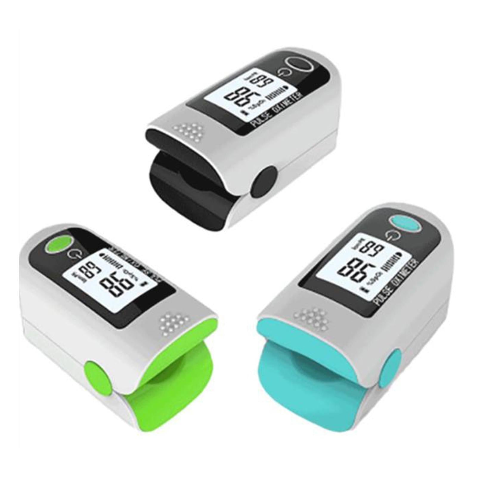 1 Piece Pulse Finger Oximeter 30~250BPM Display O2 Saturation Monitor Black