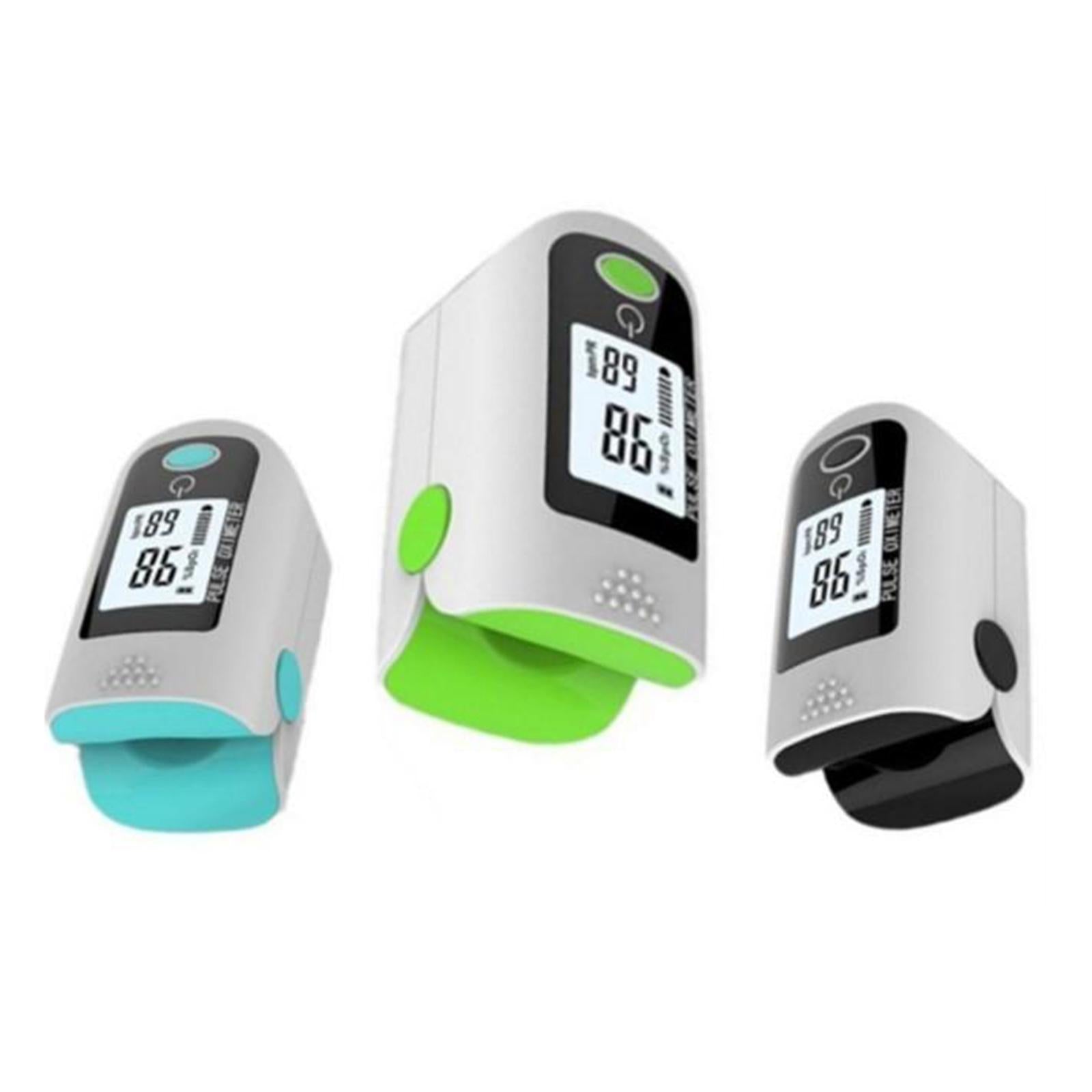 1 Piece Pulse Finger Oximeter 30~250BPM Display O2 Saturation Monitor Black