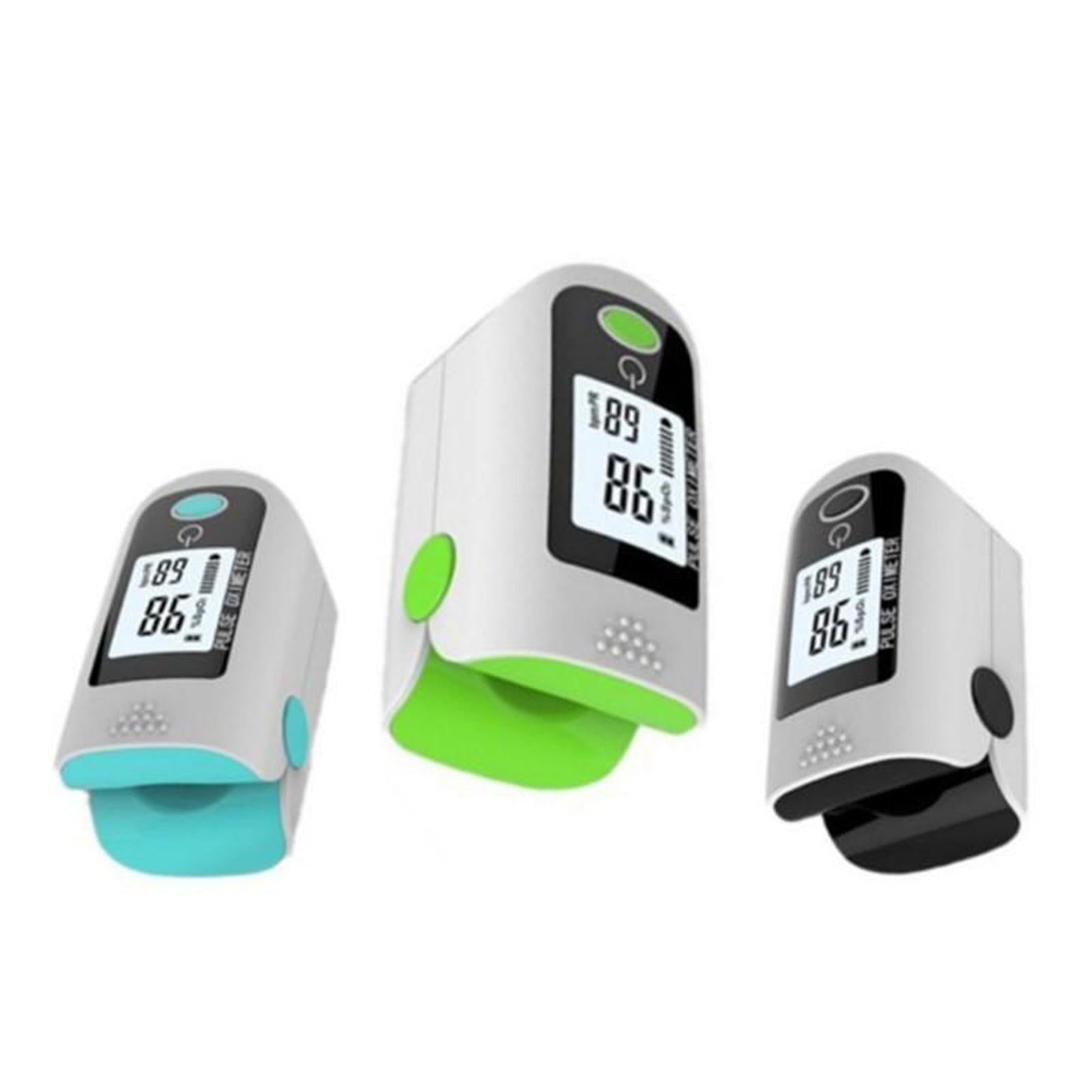Compact Plastic Finger Pulse Oximeter LCD O2 Saturation Monitor Easy to Read