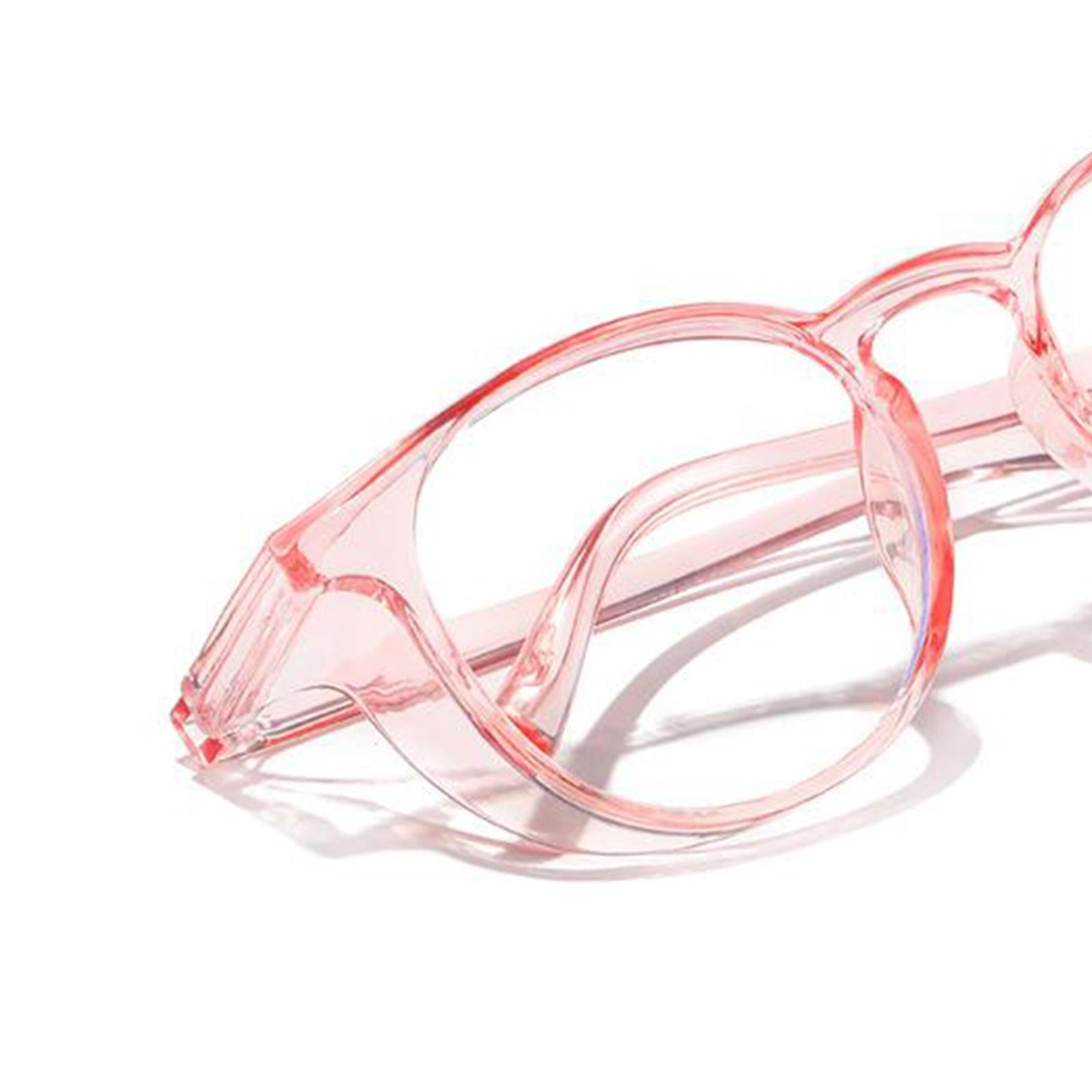 Safety Glasses with Clear Anti Fog Wrap-Around HD Lenses Workplaces pink