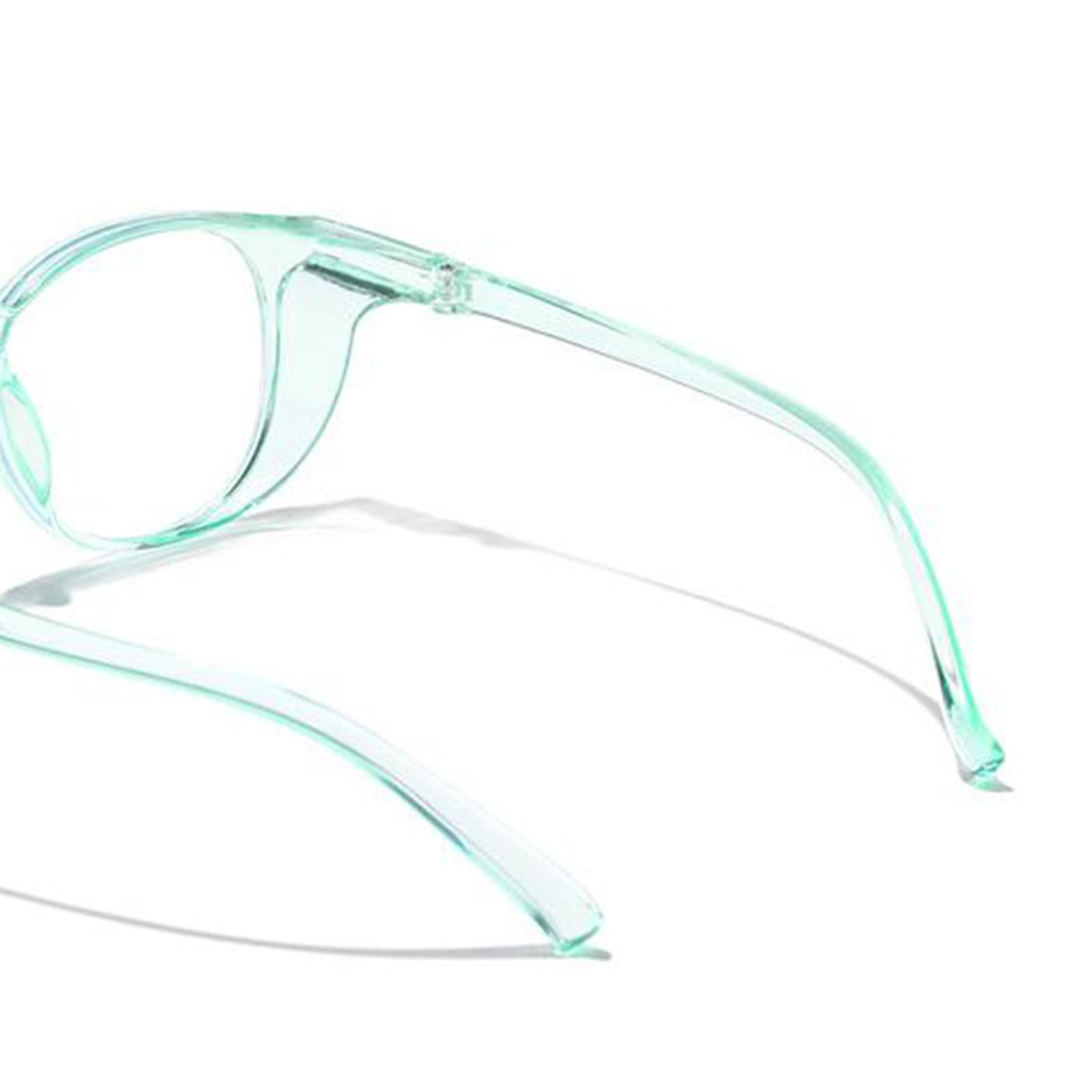 Safety Glasses with Clear Anti Fog Wrap-Around HD Lenses Workplaces green