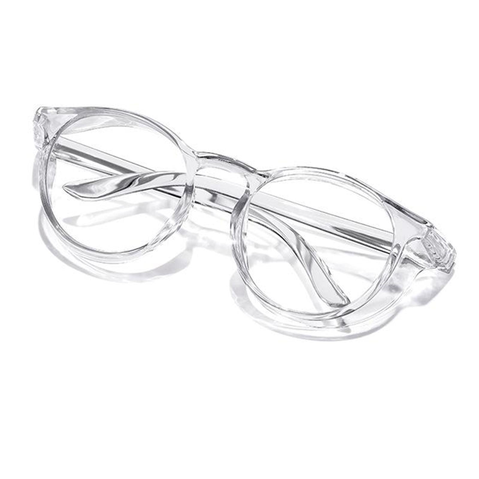 Safety Glasses with Clear Anti Fog Wrap-Around HD Lenses Workplaces white