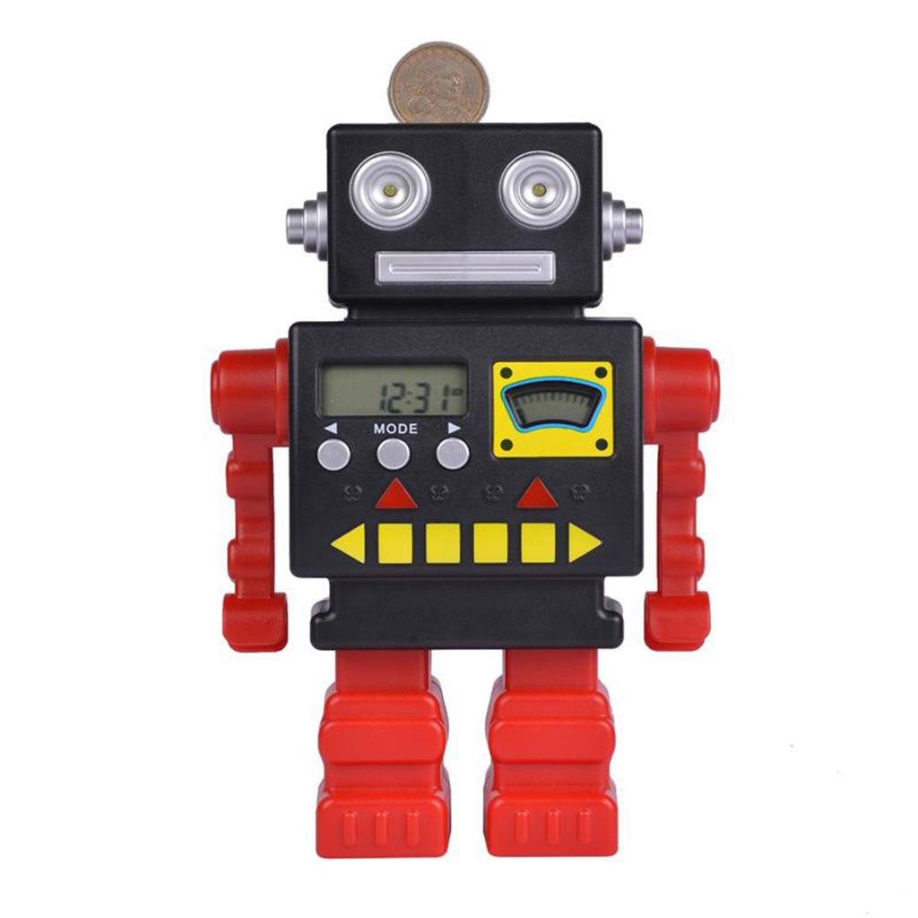 Robot Piggy Bank Target Setting Safe Saving Box for Children Boys Girls